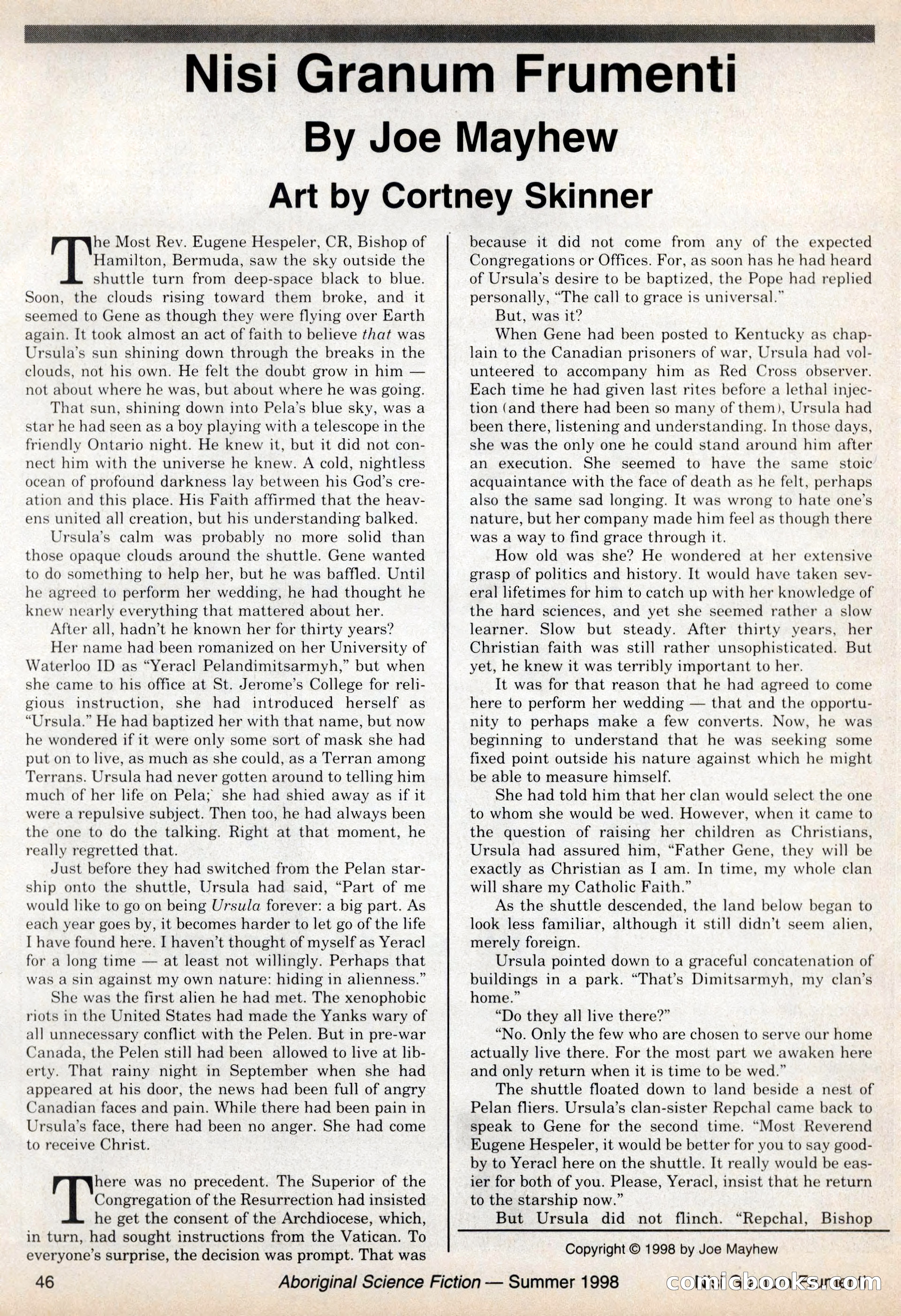 Aboriginal Science Fiction, Issues 57–58 — page 46 of 68