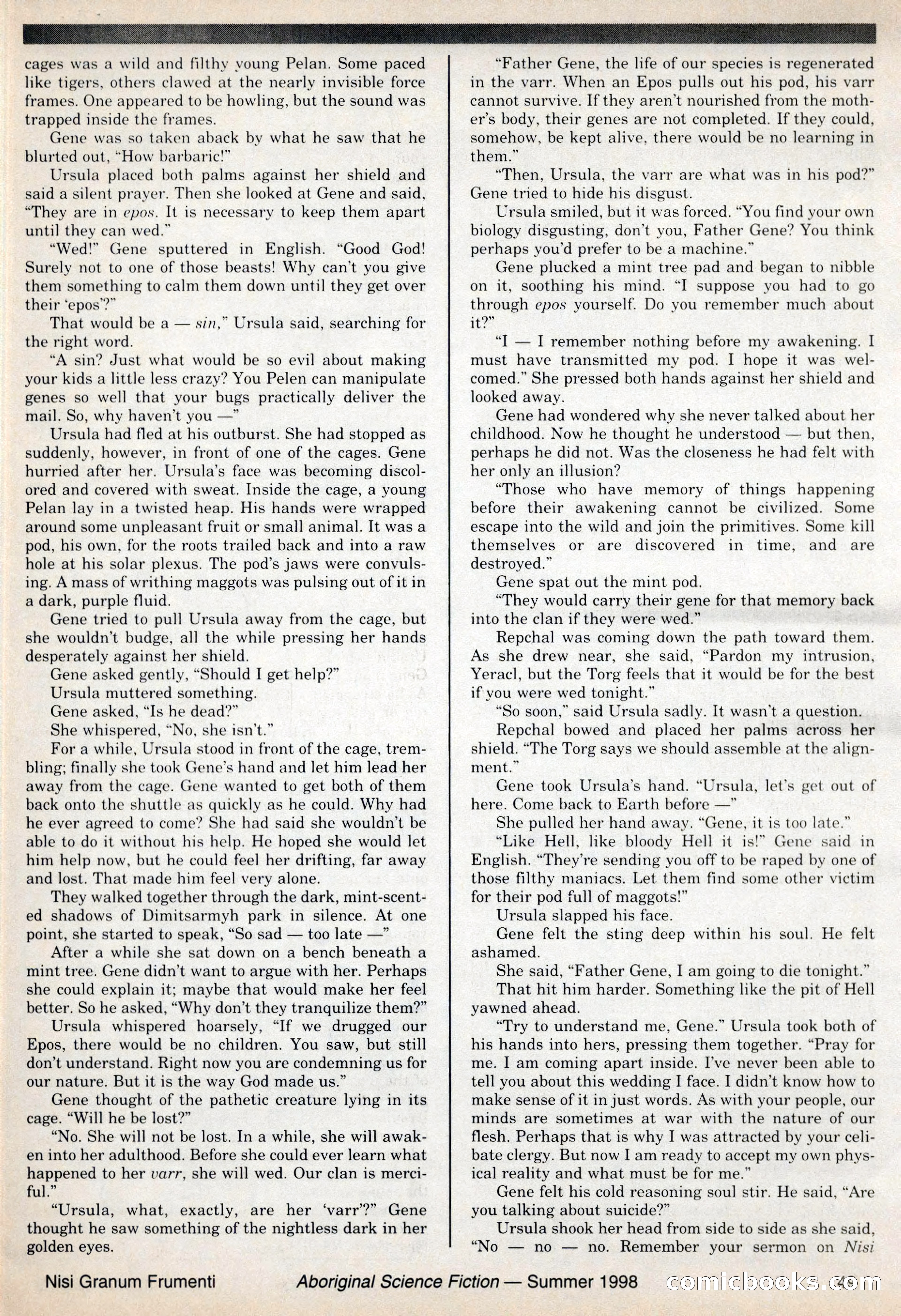 Aboriginal Science Fiction, Issues 57–58 — page 49 of 68