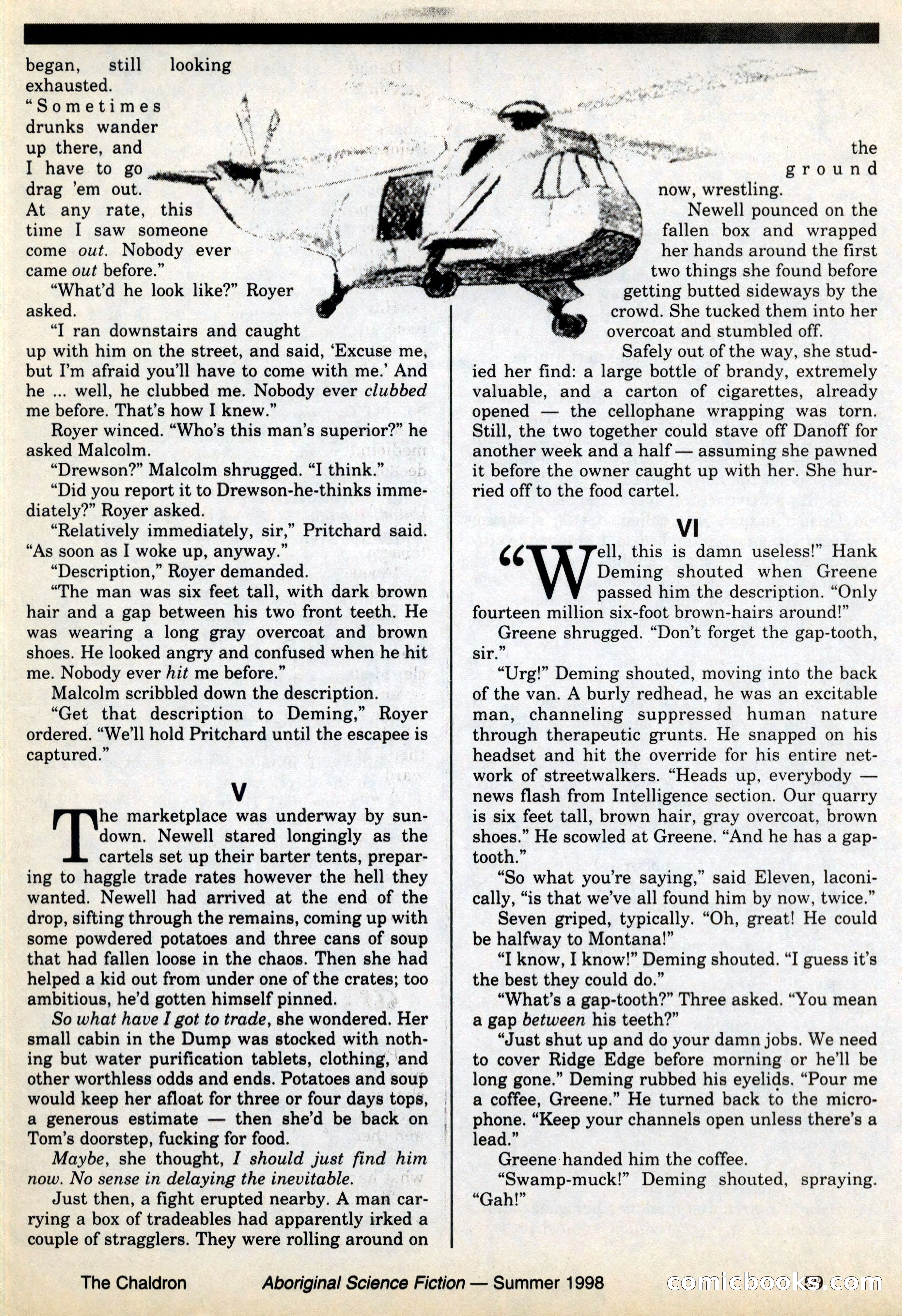 Aboriginal Science Fiction, Issues 57–58 — page 59 of 68