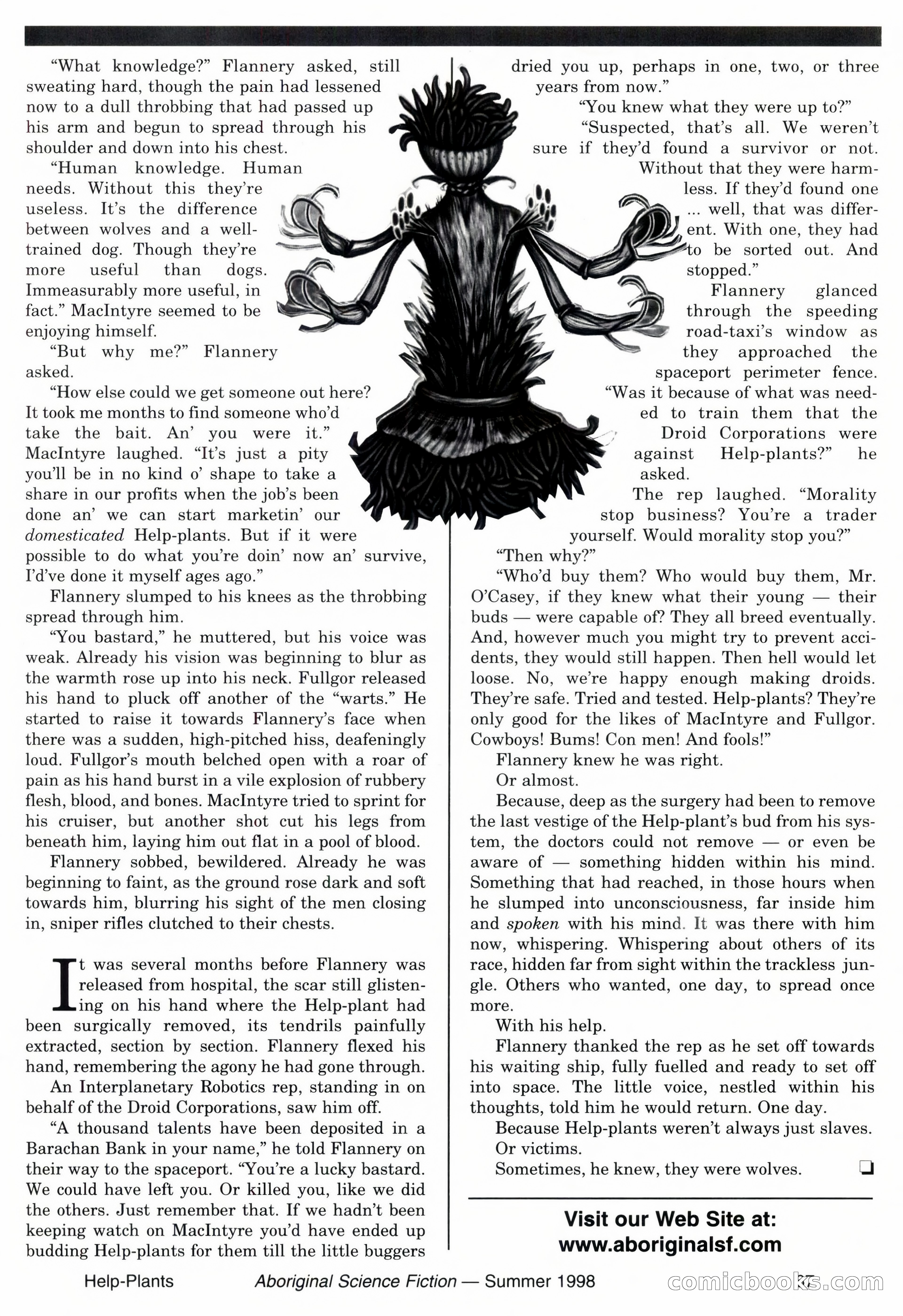 Aboriginal Science Fiction, Issues 57–58 — page 67 of 68