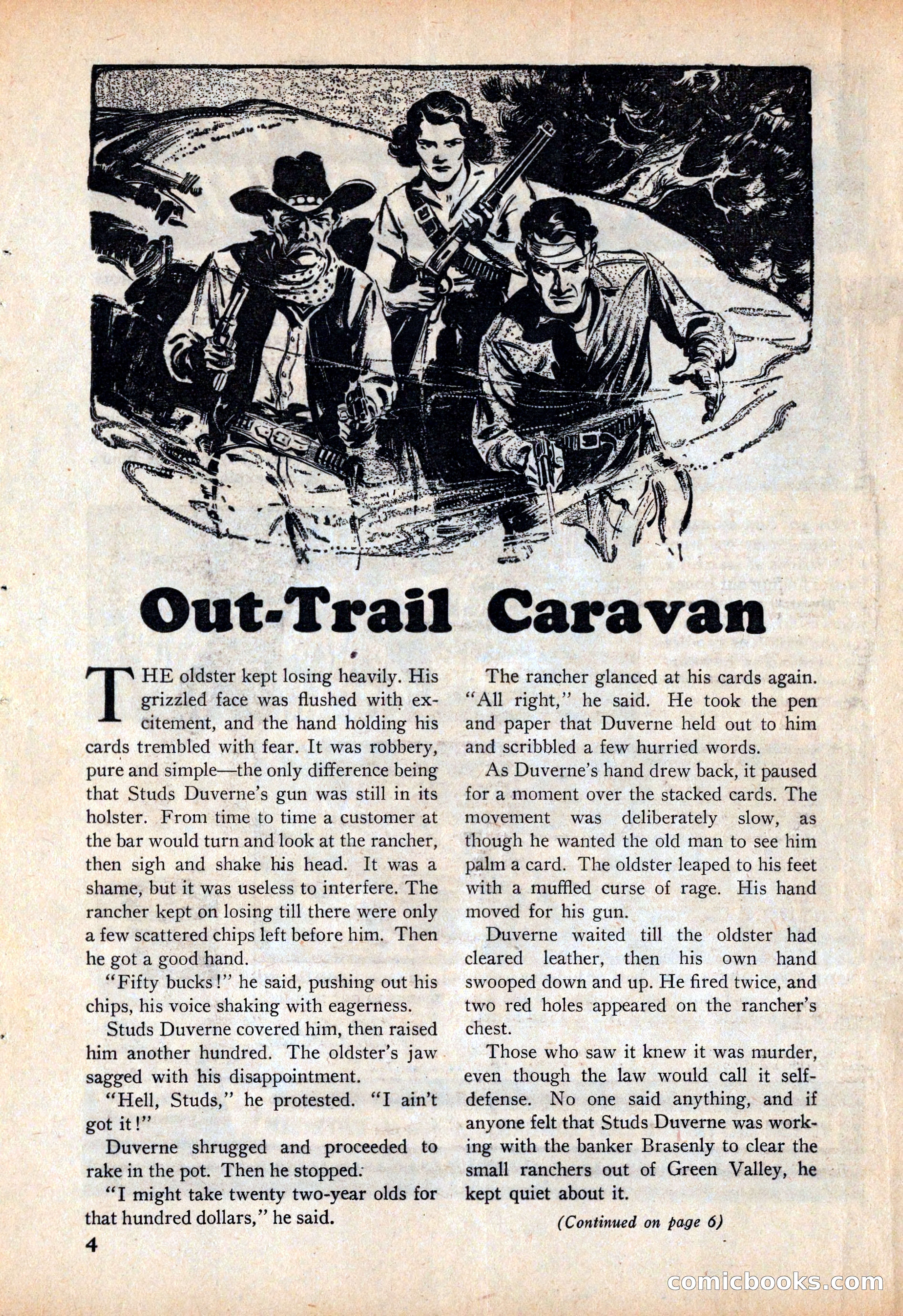 Ace High Western Magazine, March 1941 — page 6 of 116