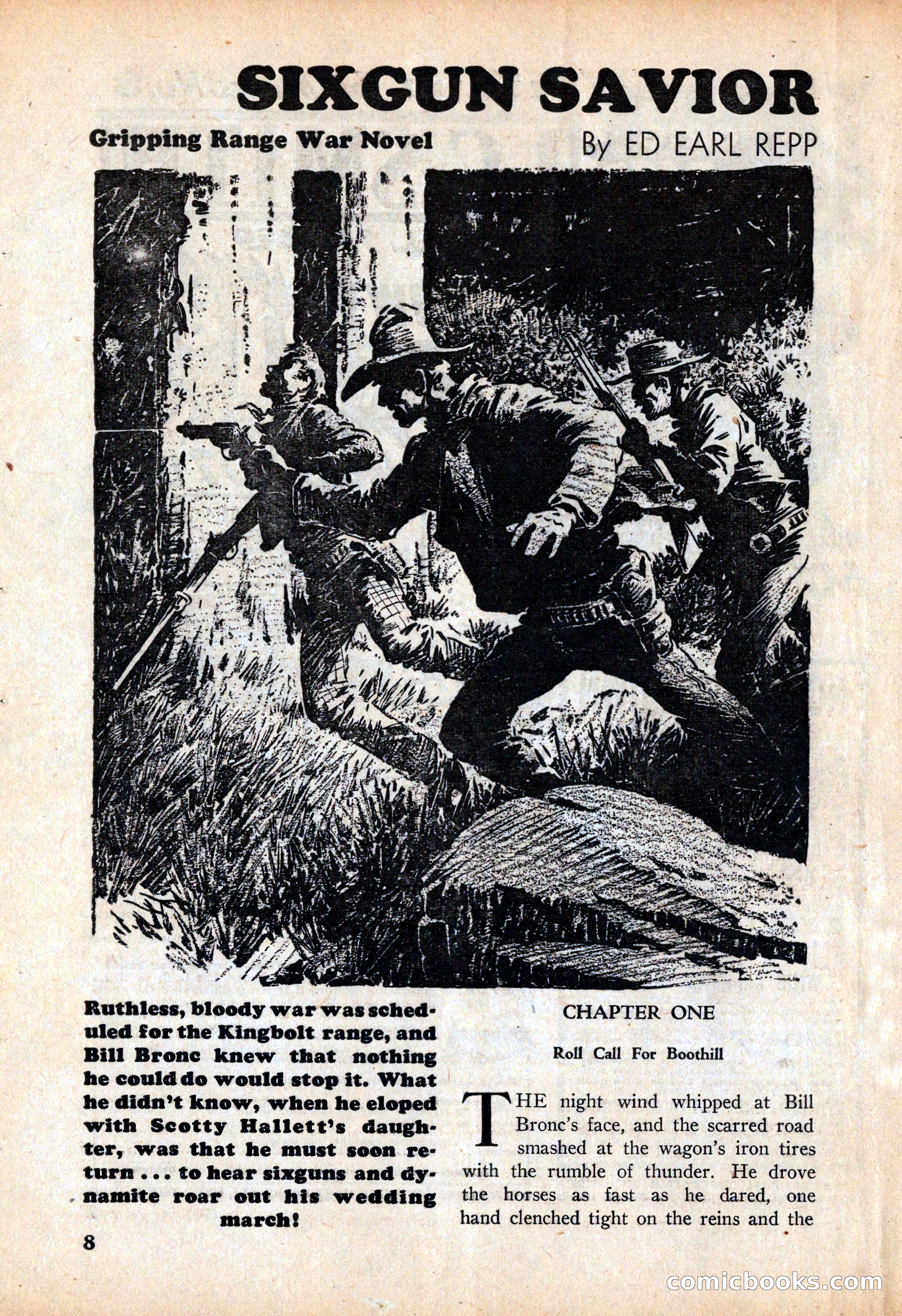 Ace High Western Magazine, March 1941 — page 10 of 116