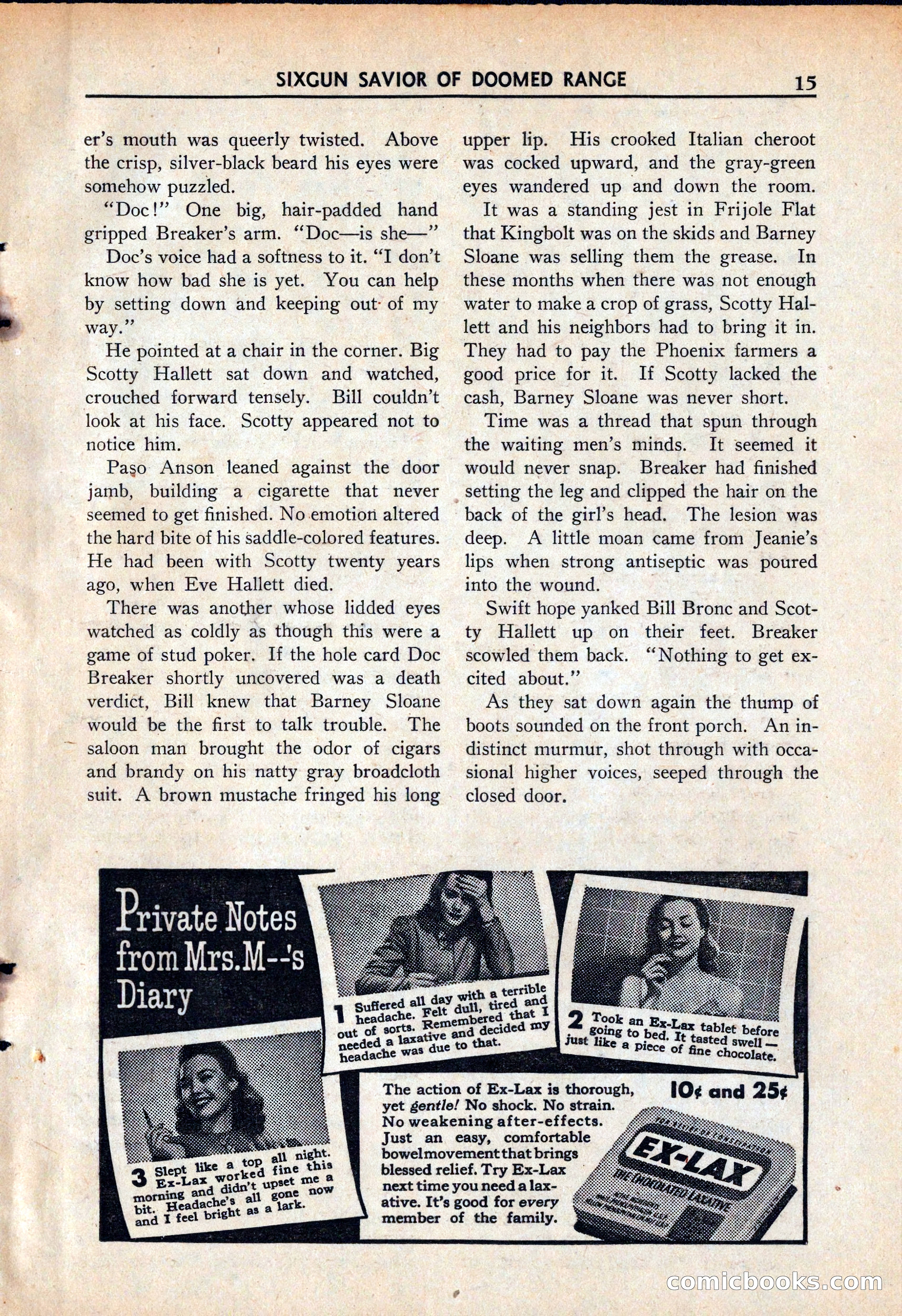 Ace High Western Magazine, March 1941 — page 17 of 116