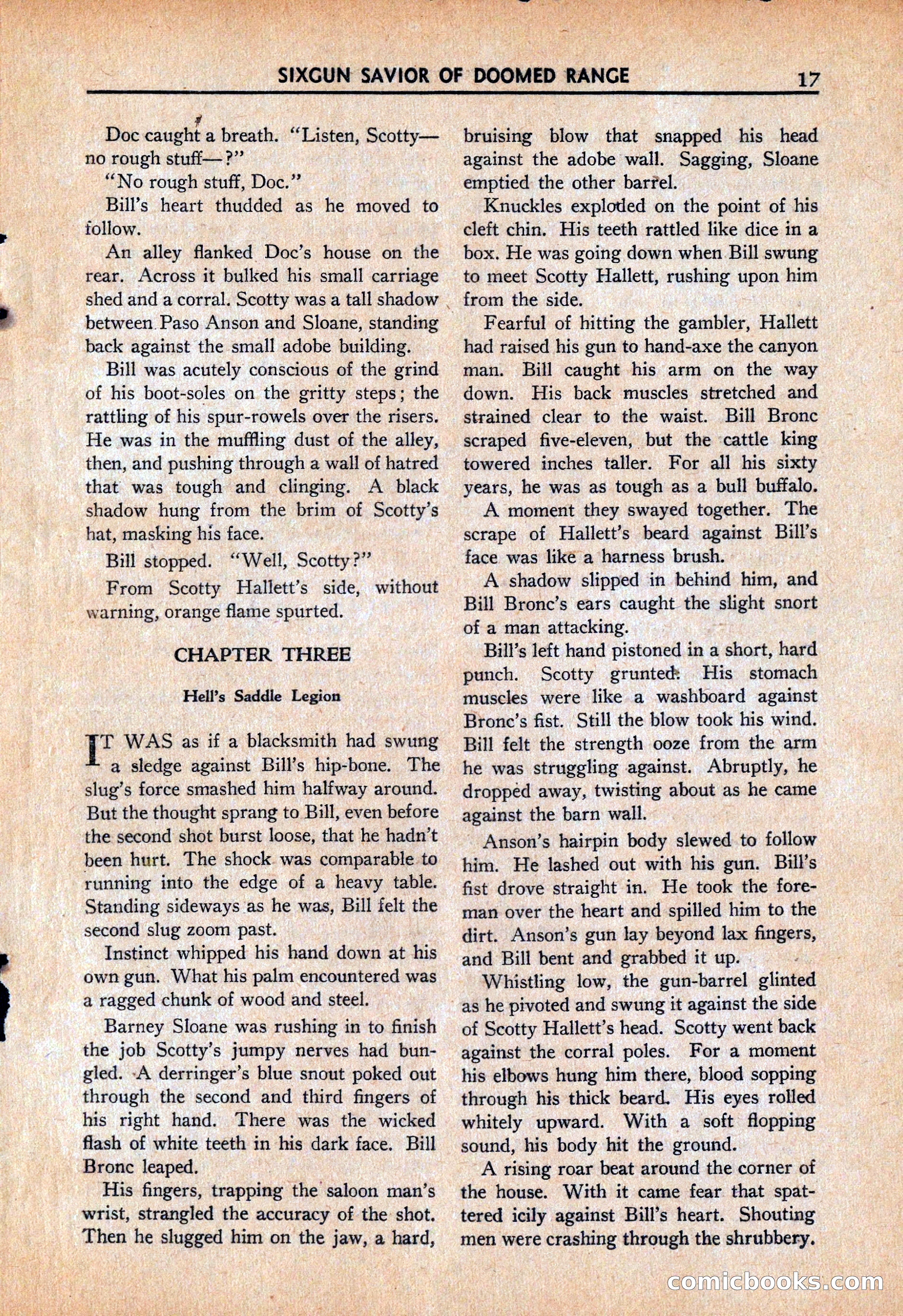 Ace High Western Magazine, March 1941 — page 19 of 116