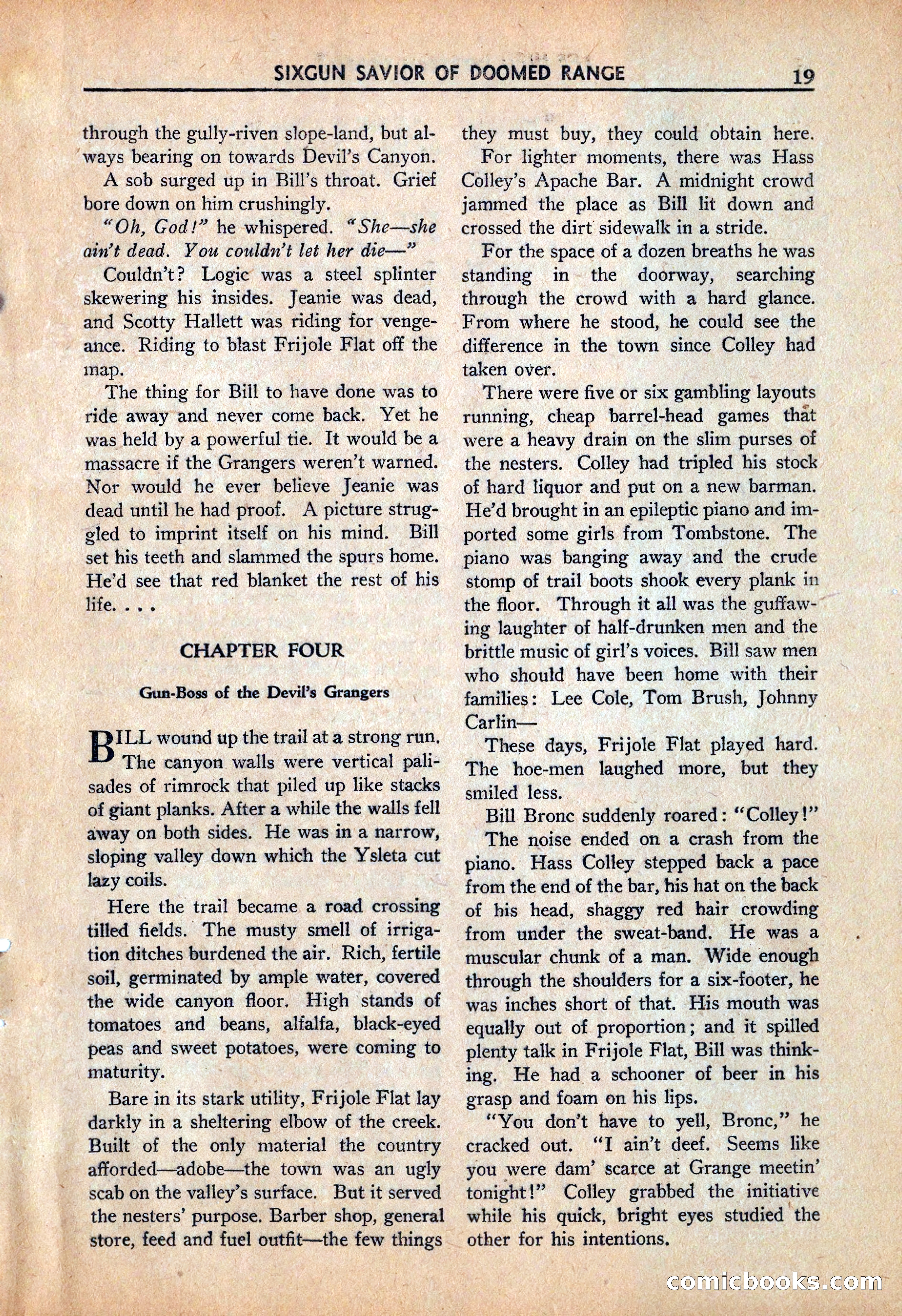 Ace High Western Magazine, March 1941 — page 21 of 116
