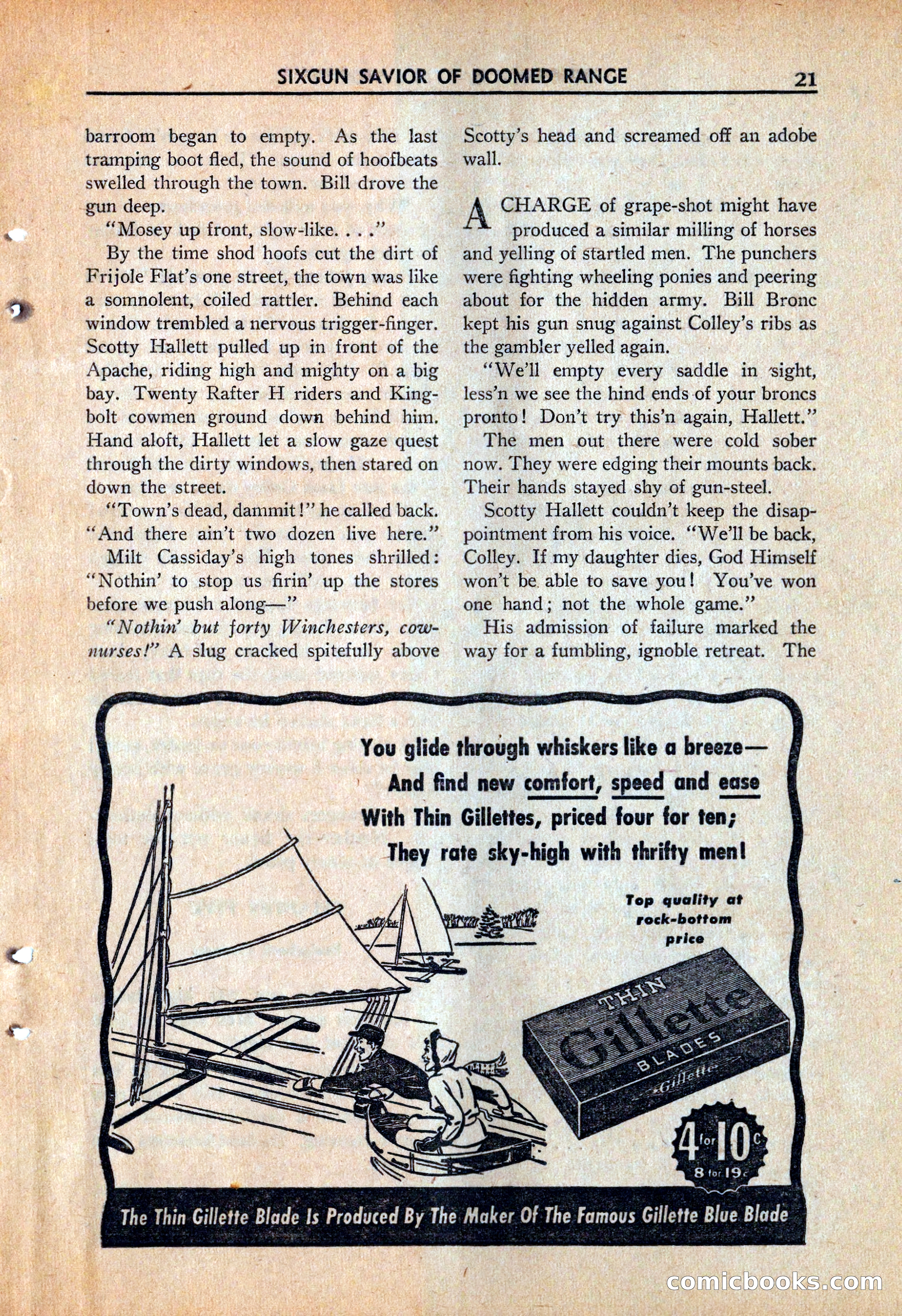 Ace High Western Magazine, March 1941 — page 23 of 116