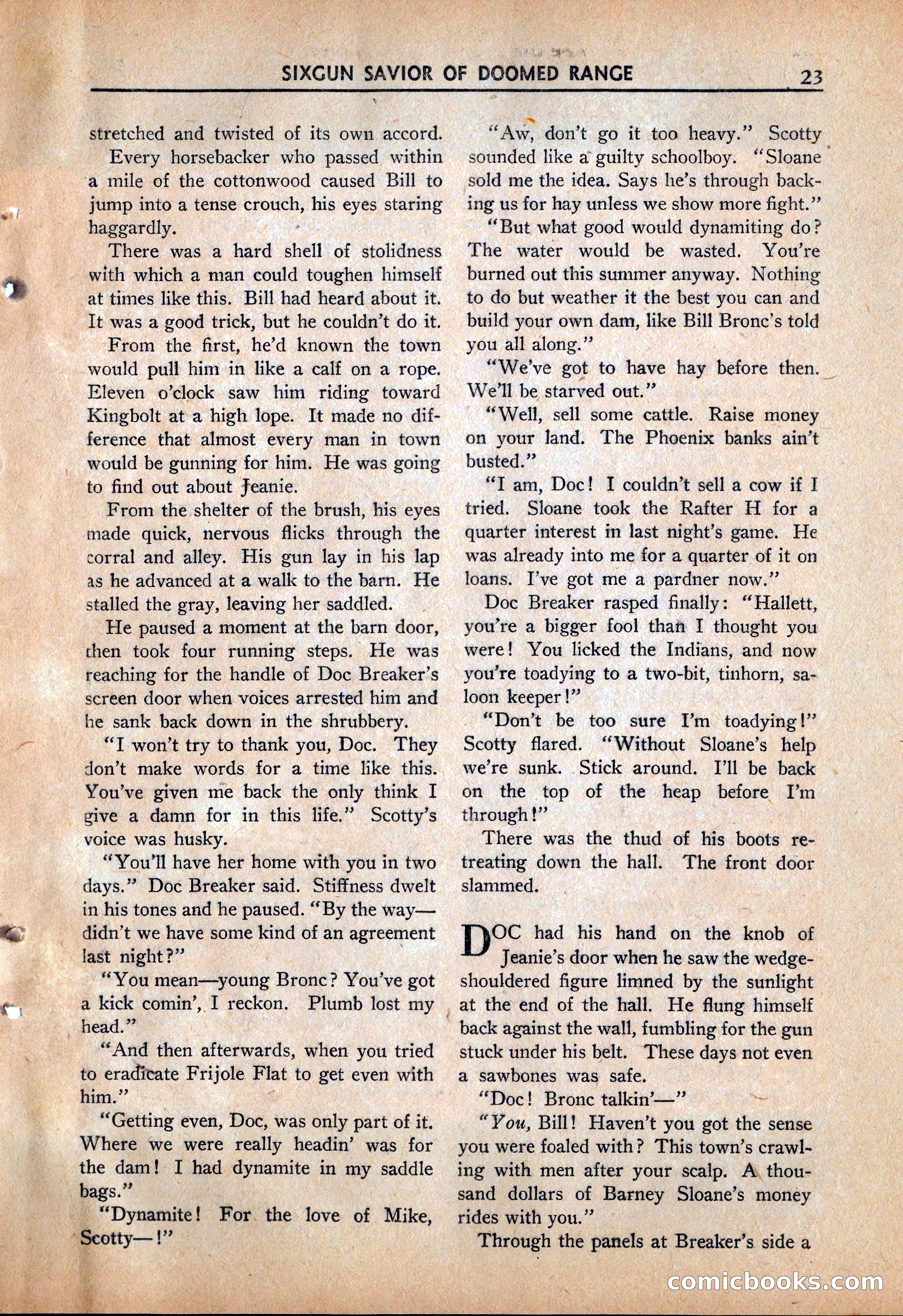 Ace High Western Magazine, March 1941 — page 25 of 116