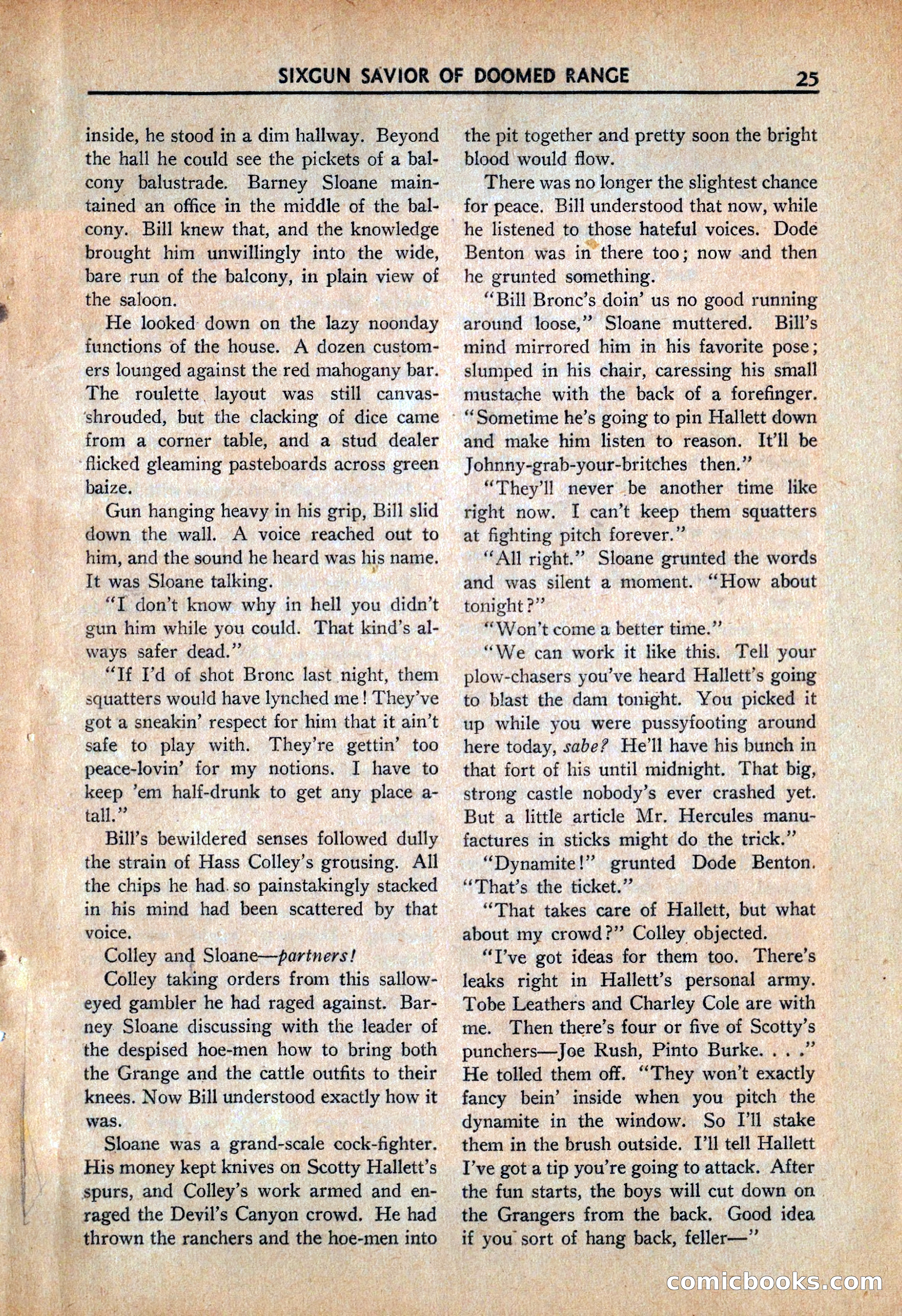 Ace High Western Magazine, March 1941 — page 27 of 116