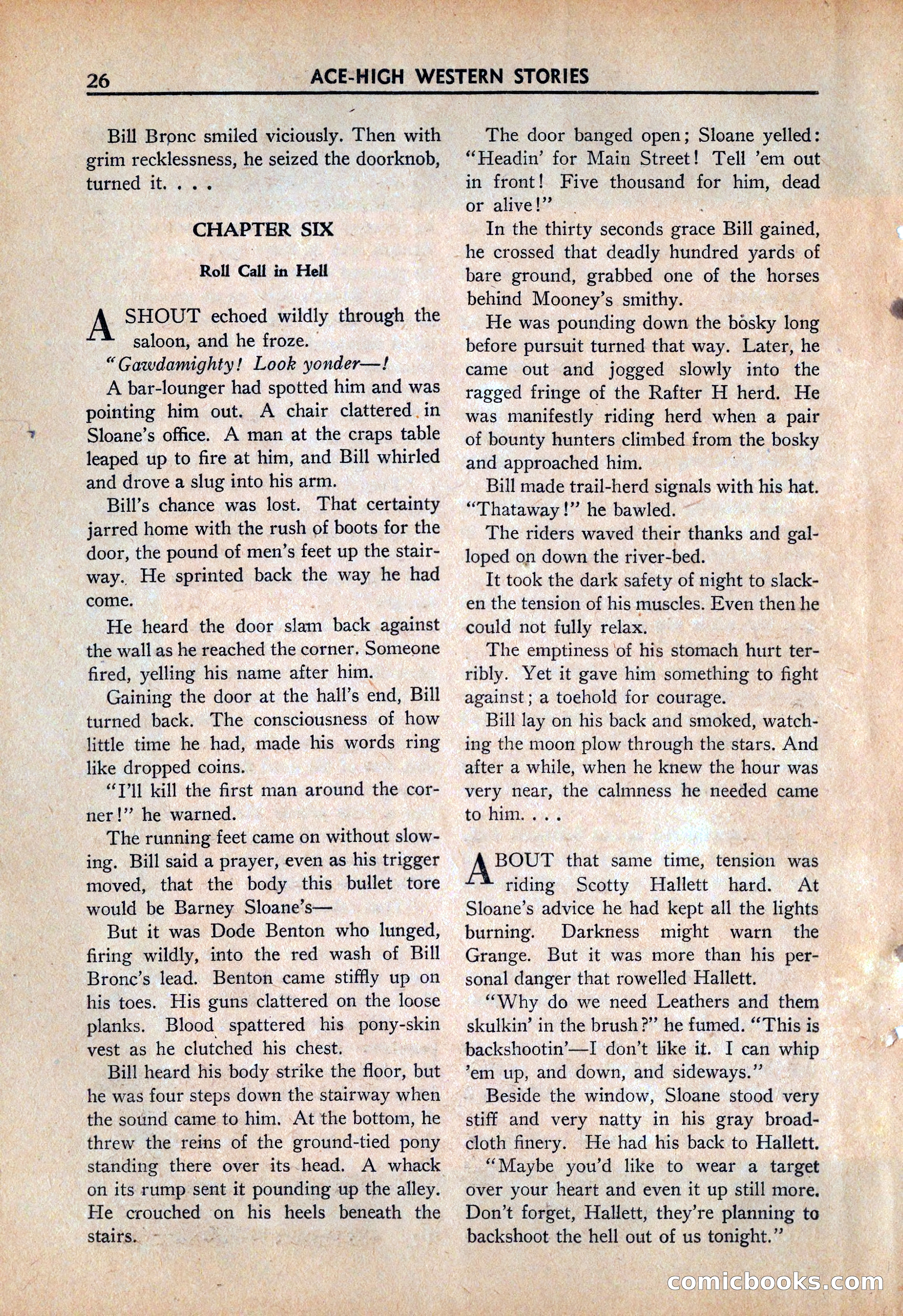 Ace High Western Magazine, March 1941 — page 28 of 116
