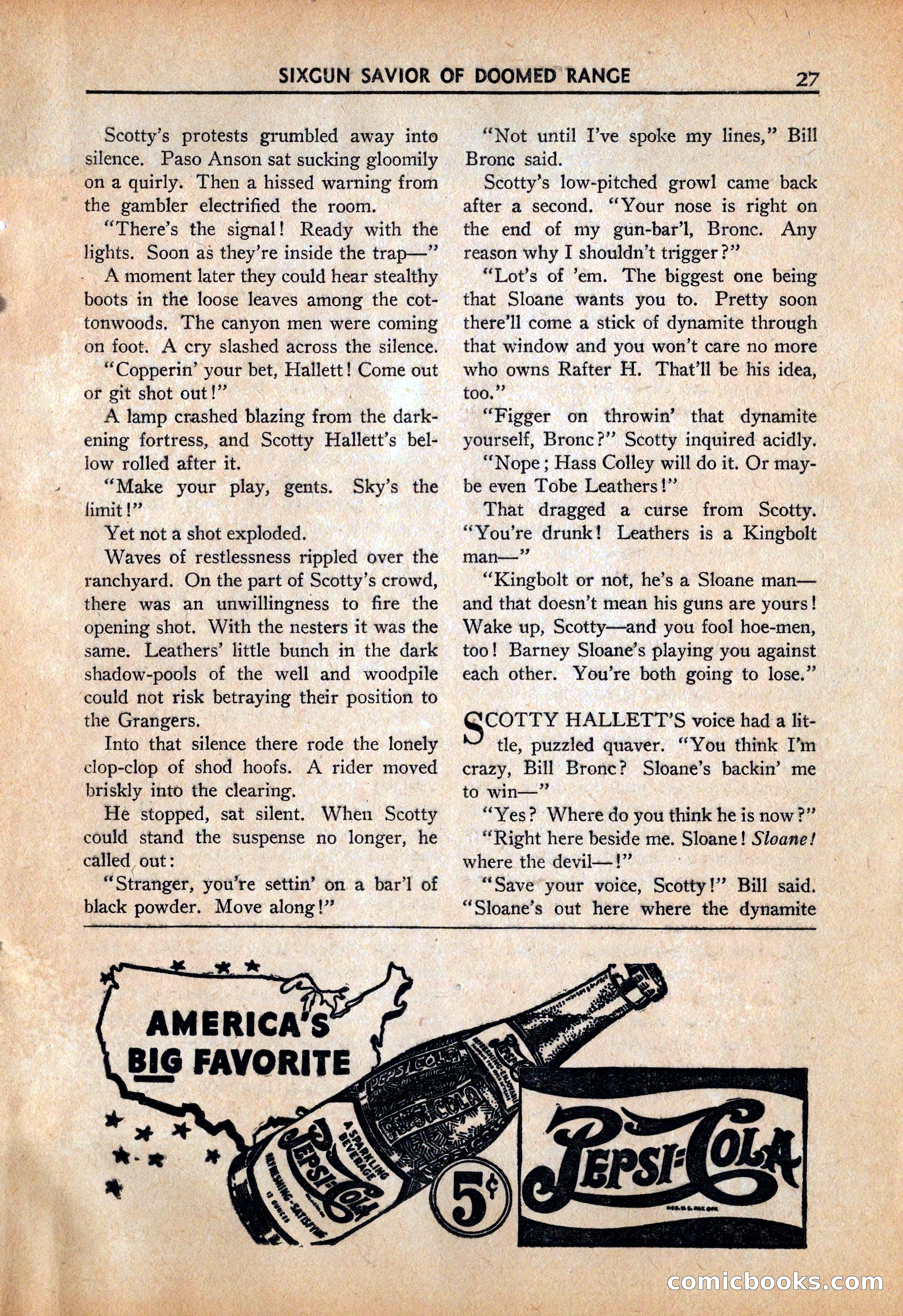 Ace High Western Magazine, March 1941 — page 29 of 116