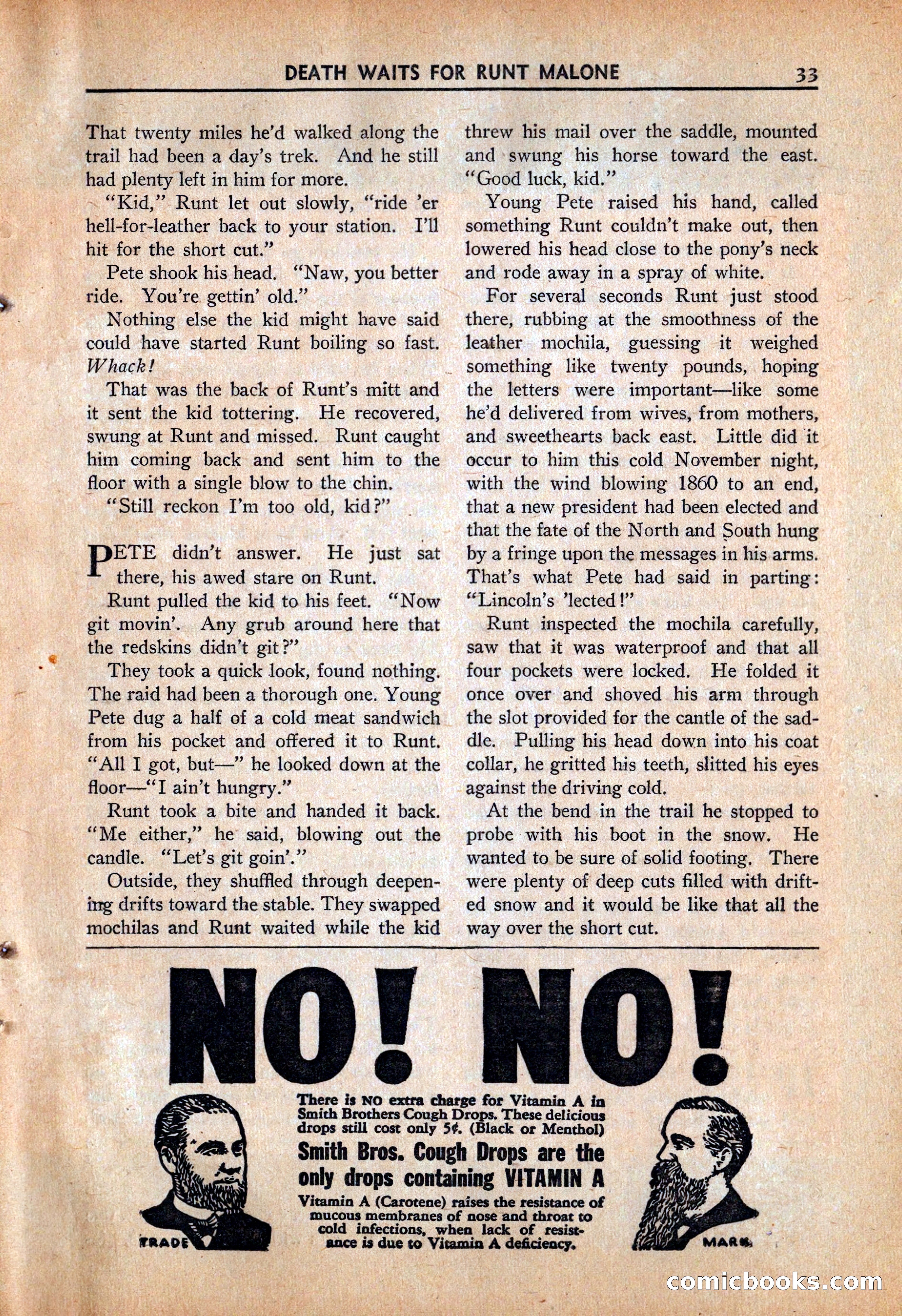 Ace High Western Magazine, March 1941 — page 35 of 116