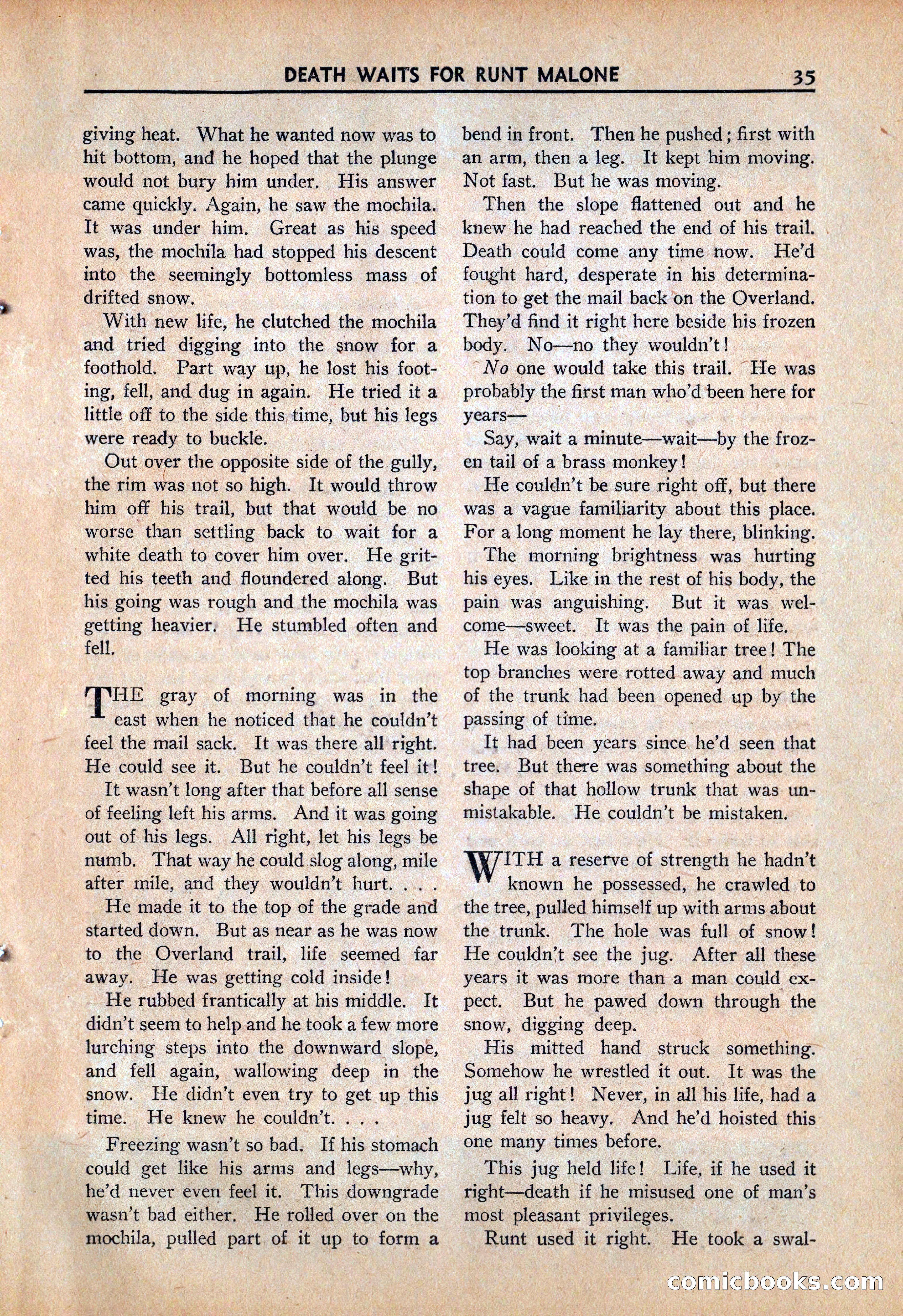 Ace High Western Magazine, March 1941 — page 37 of 116