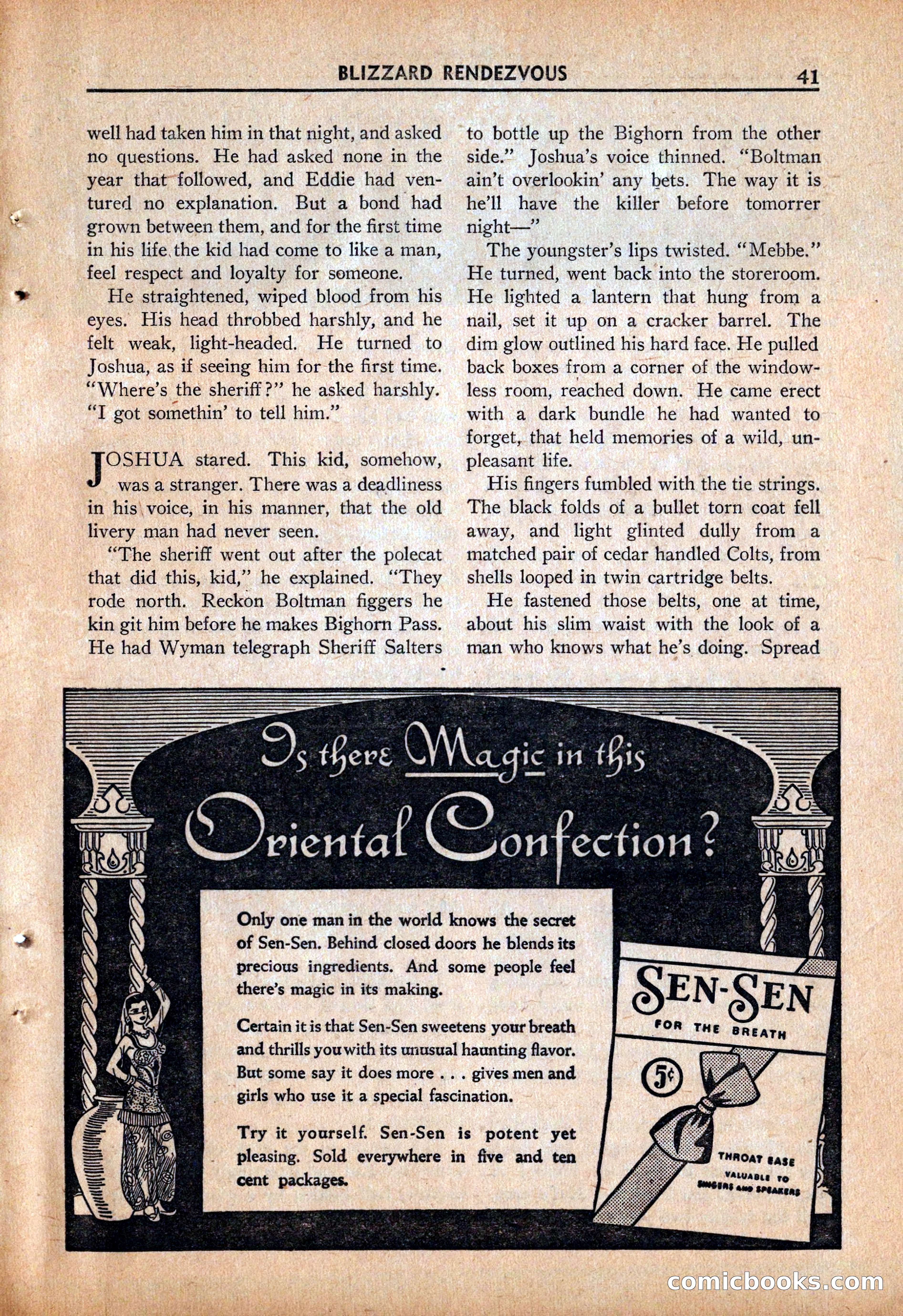 Ace High Western Magazine, March 1941 — page 43 of 116