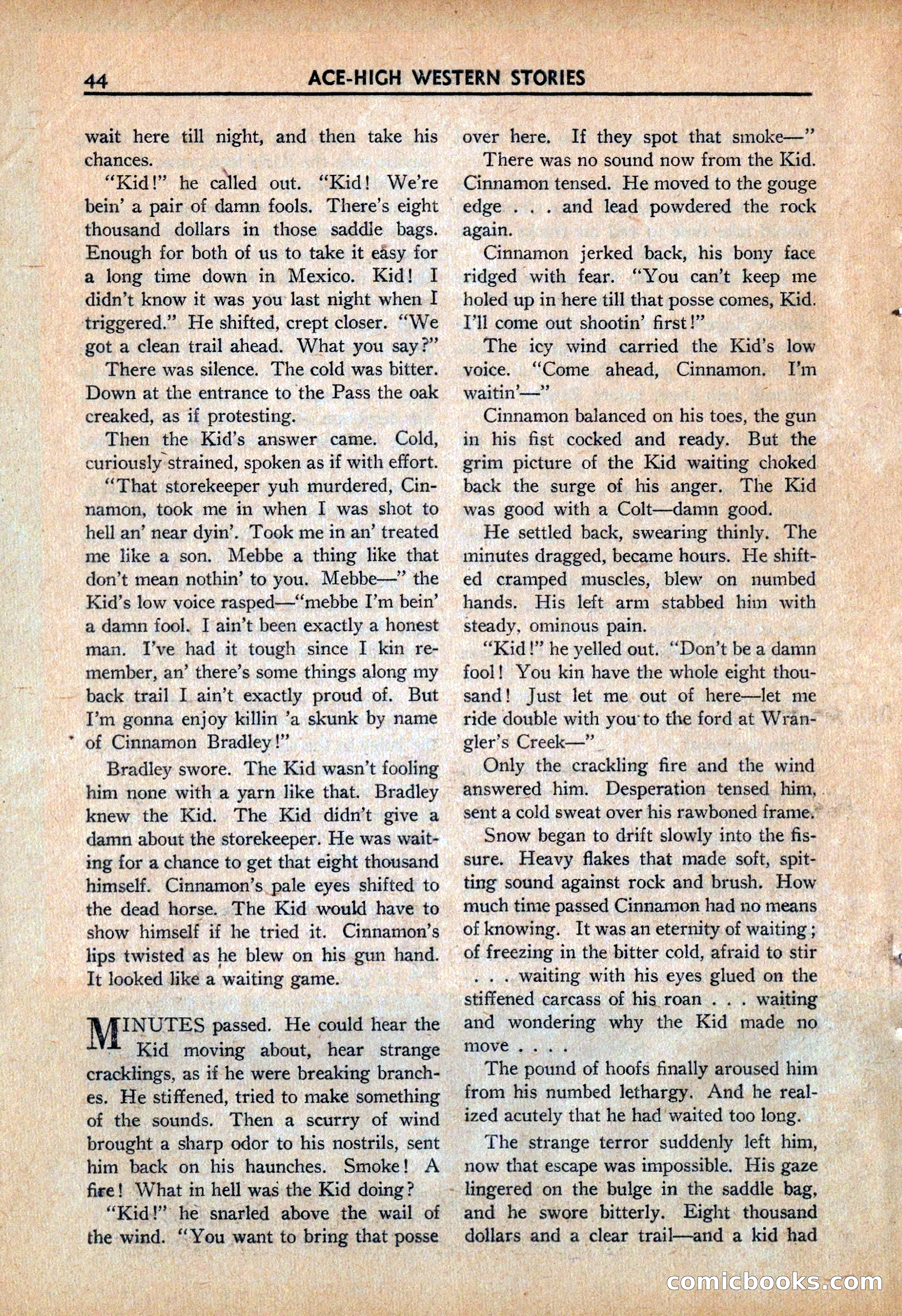 Ace High Western Magazine, March 1941 — page 46 of 116