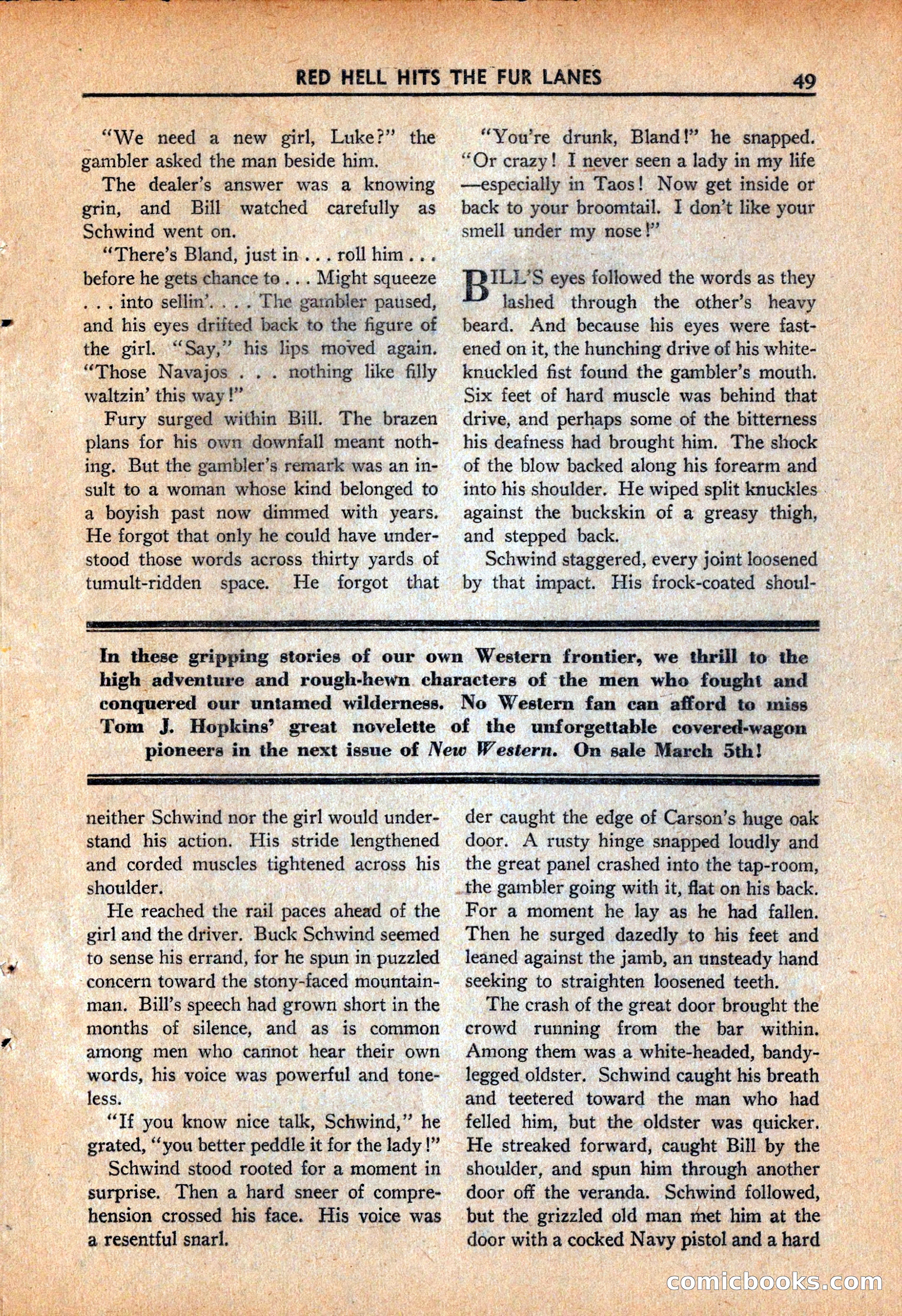Ace High Western Magazine, March 1941 — page 51 of 116
