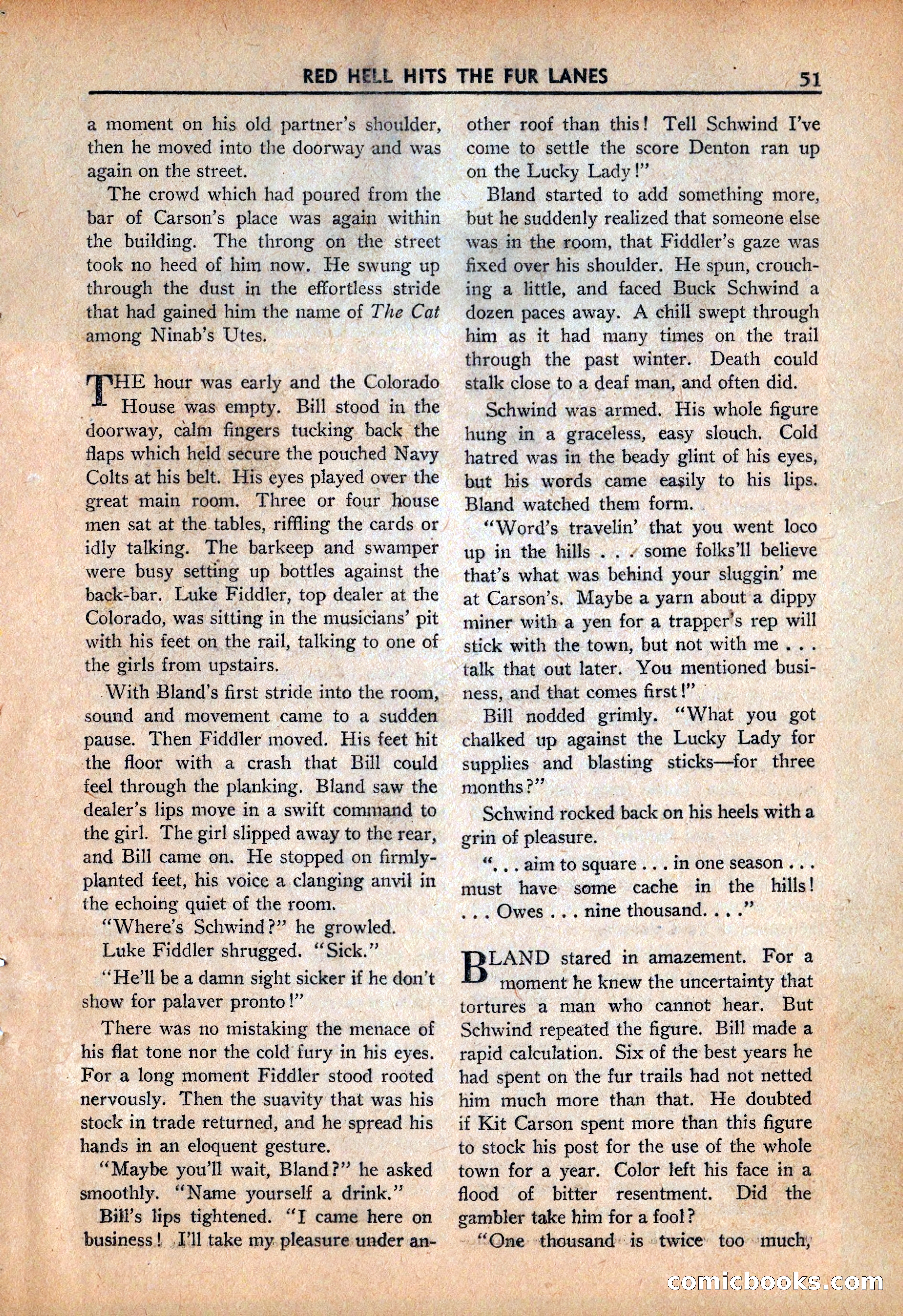 Ace High Western Magazine, March 1941 — page 53 of 116