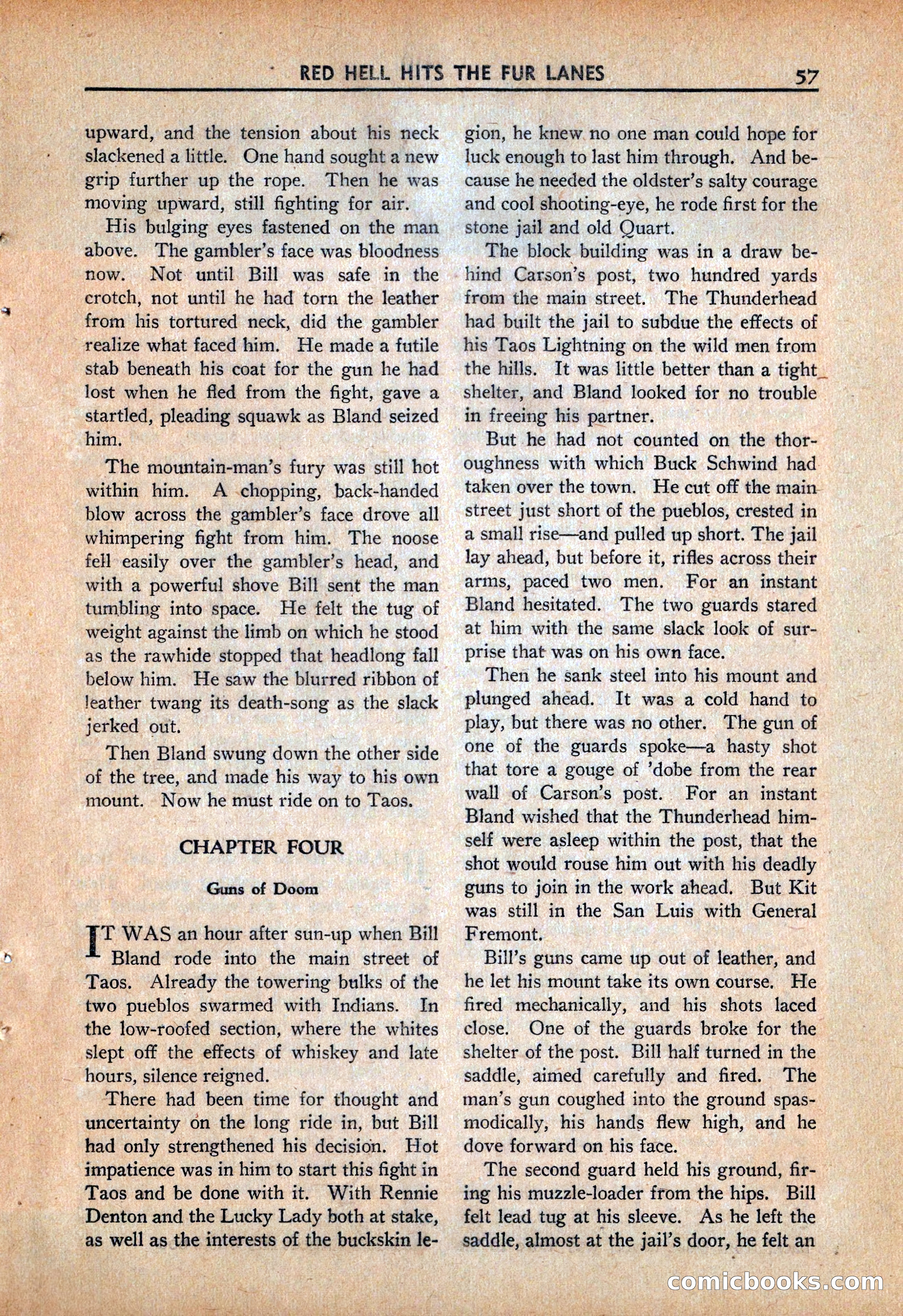 Ace High Western Magazine, March 1941 — page 59 of 116