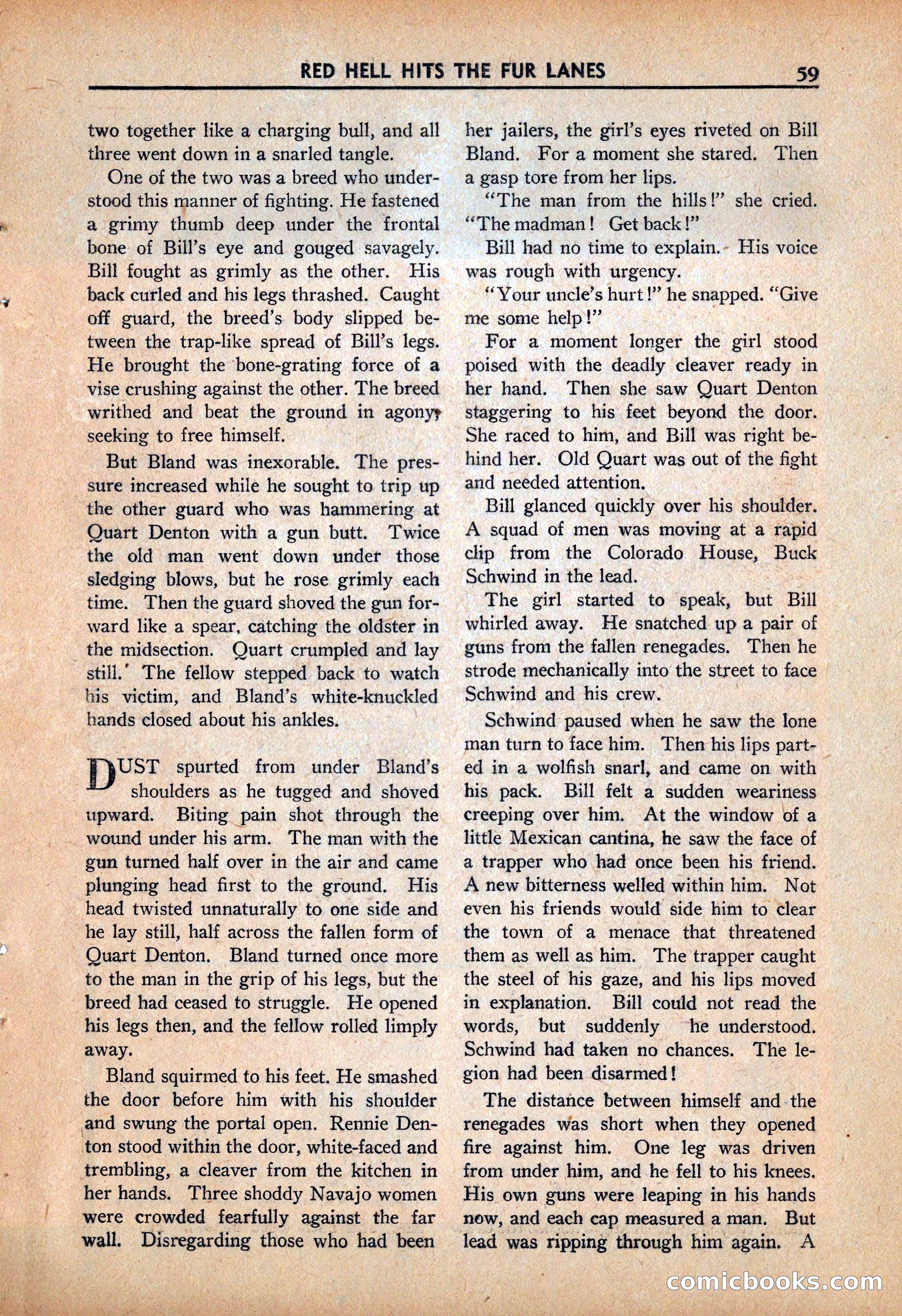 Ace High Western Magazine, March 1941 — page 61 of 116