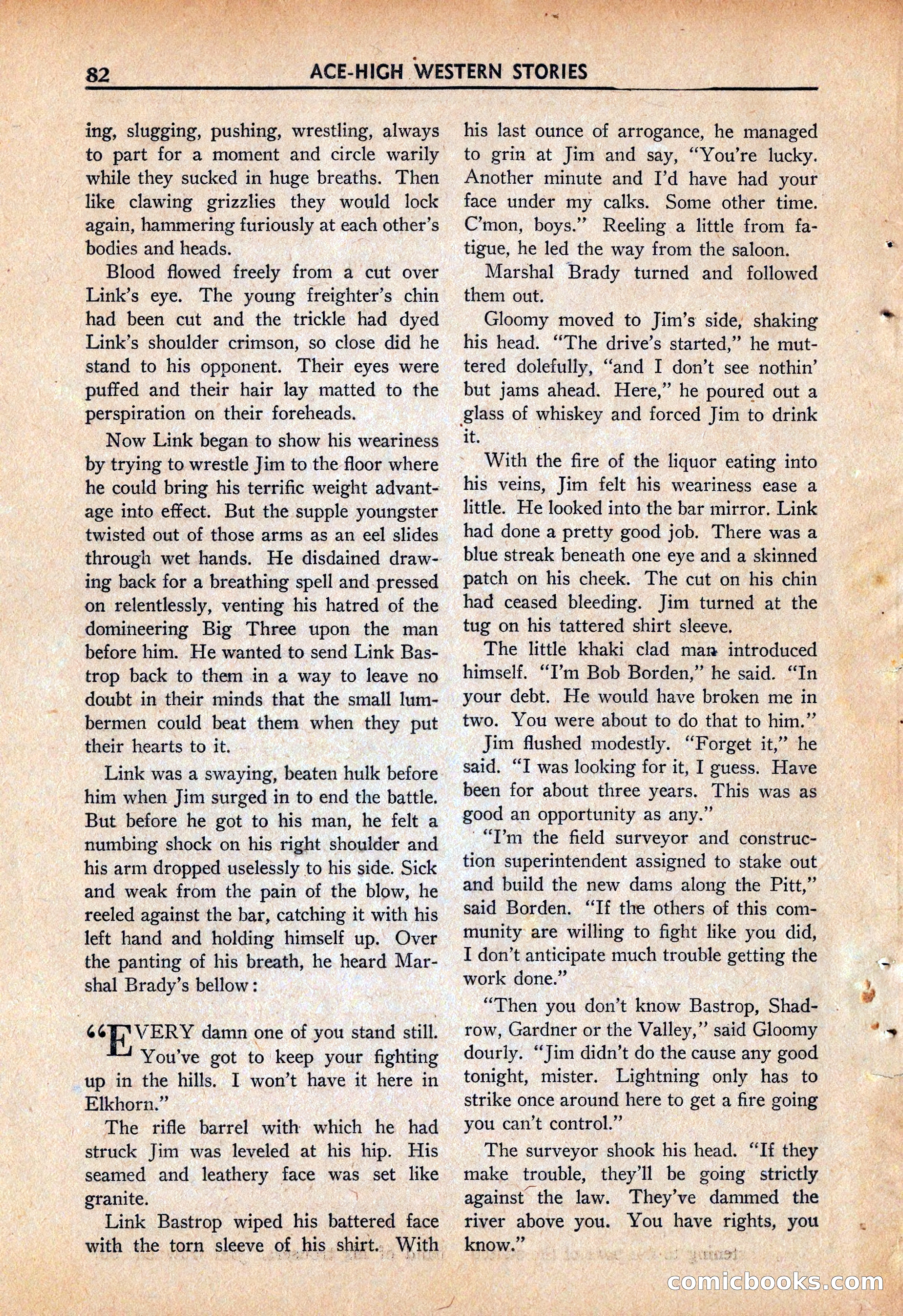 Ace High Western Magazine, March 1941 — page 84 of 116