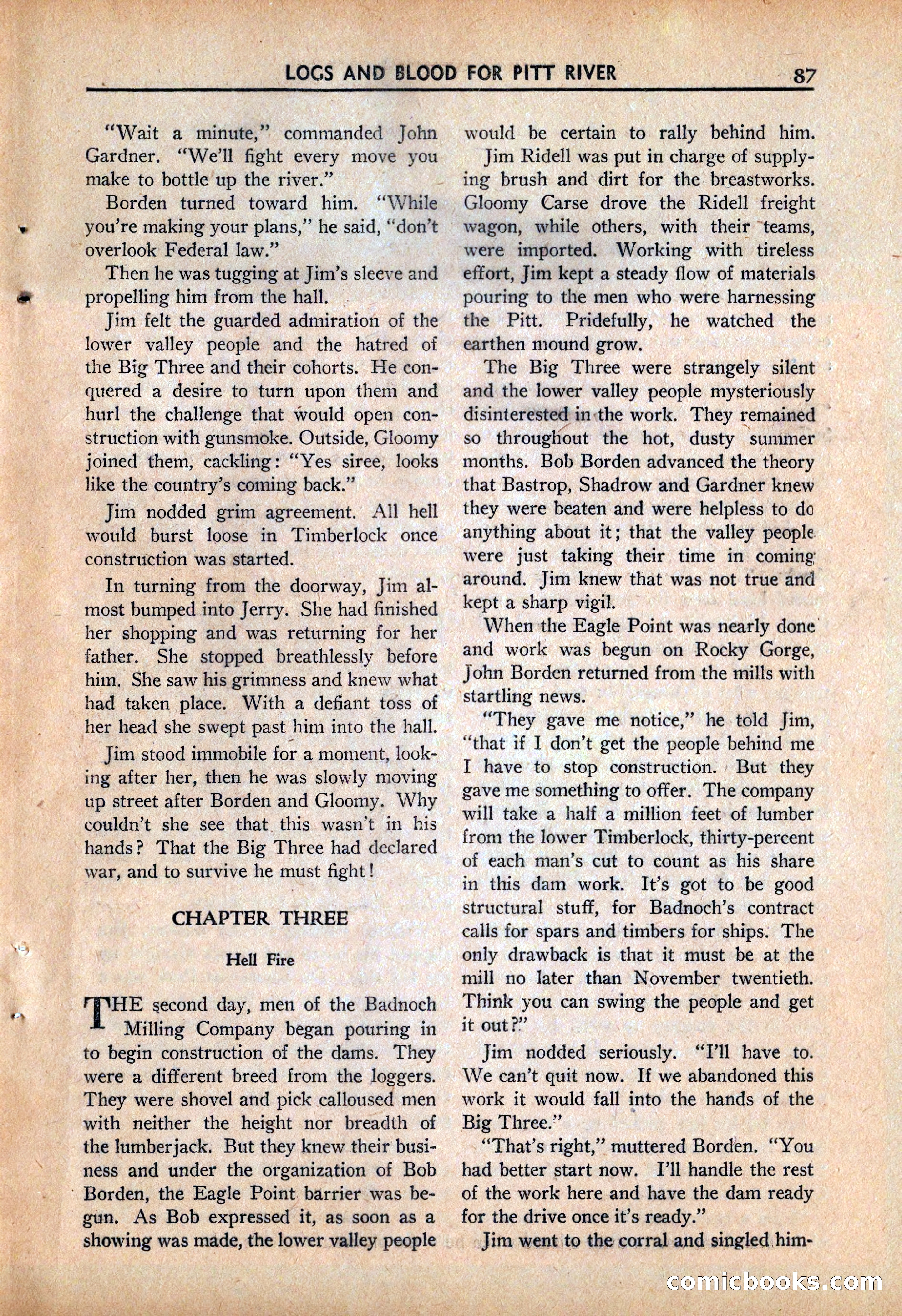 Ace High Western Magazine, March 1941 — page 89 of 116