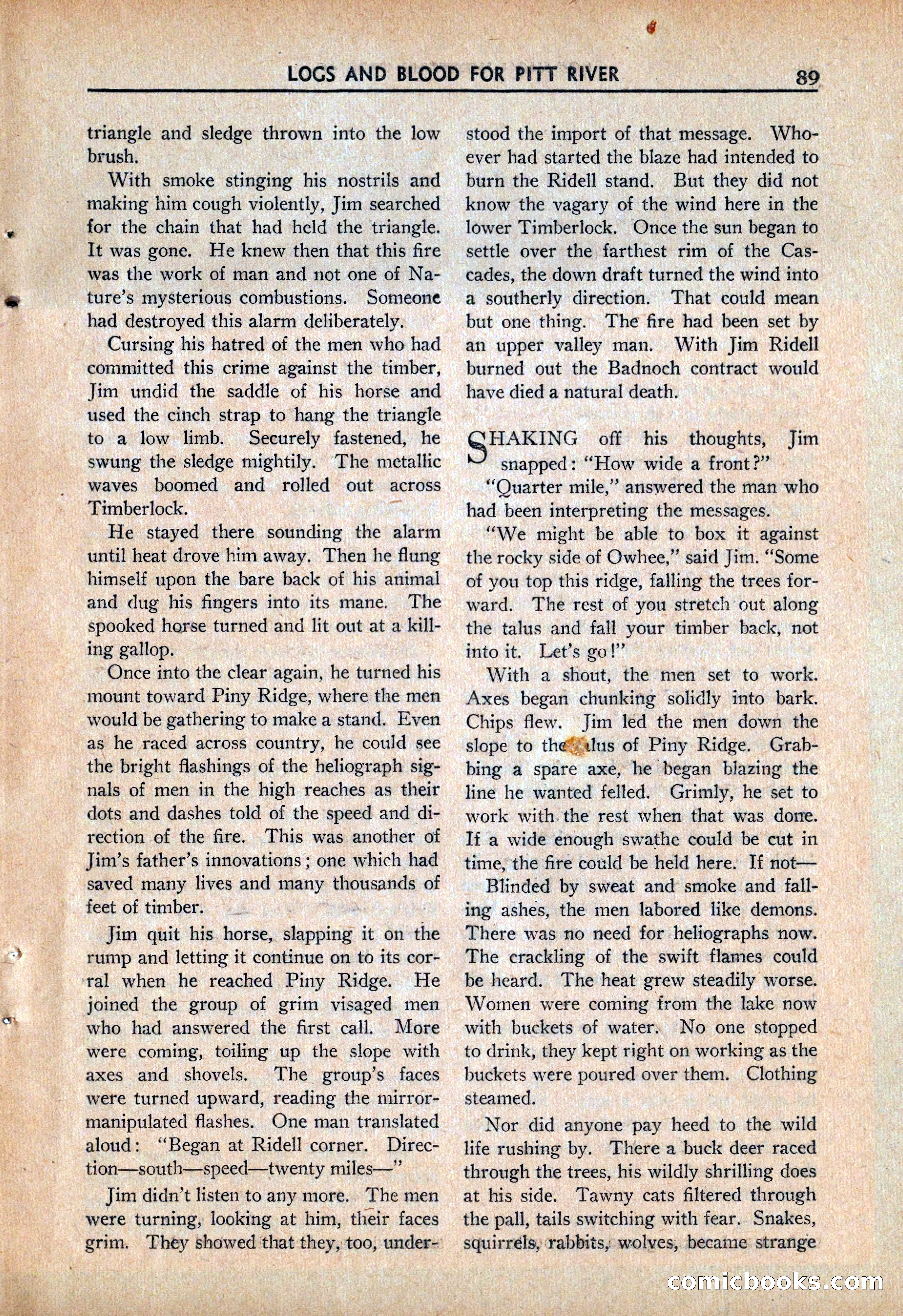 Ace High Western Magazine, March 1941 — page 91 of 116