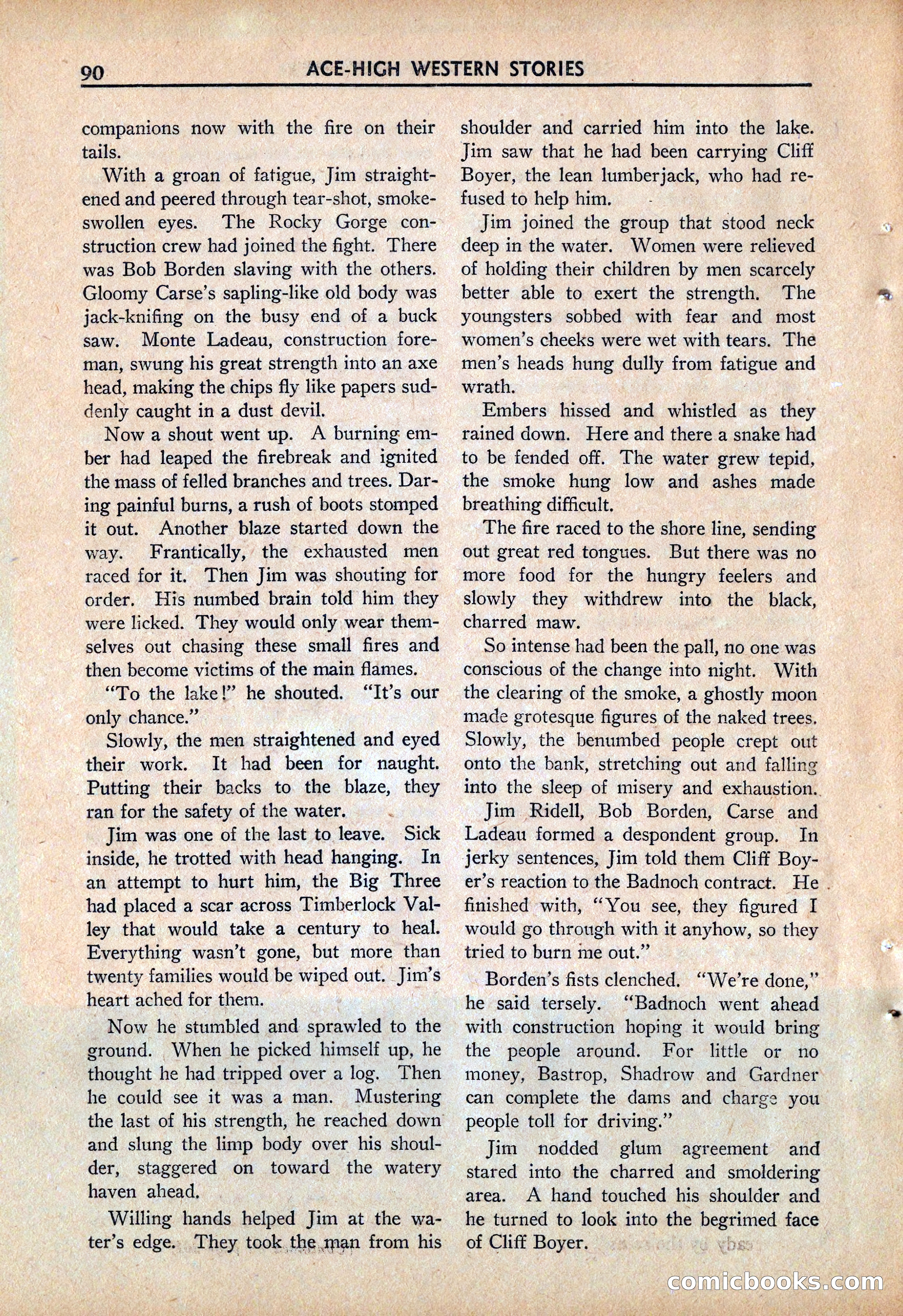 Ace High Western Magazine, March 1941 — page 92 of 116