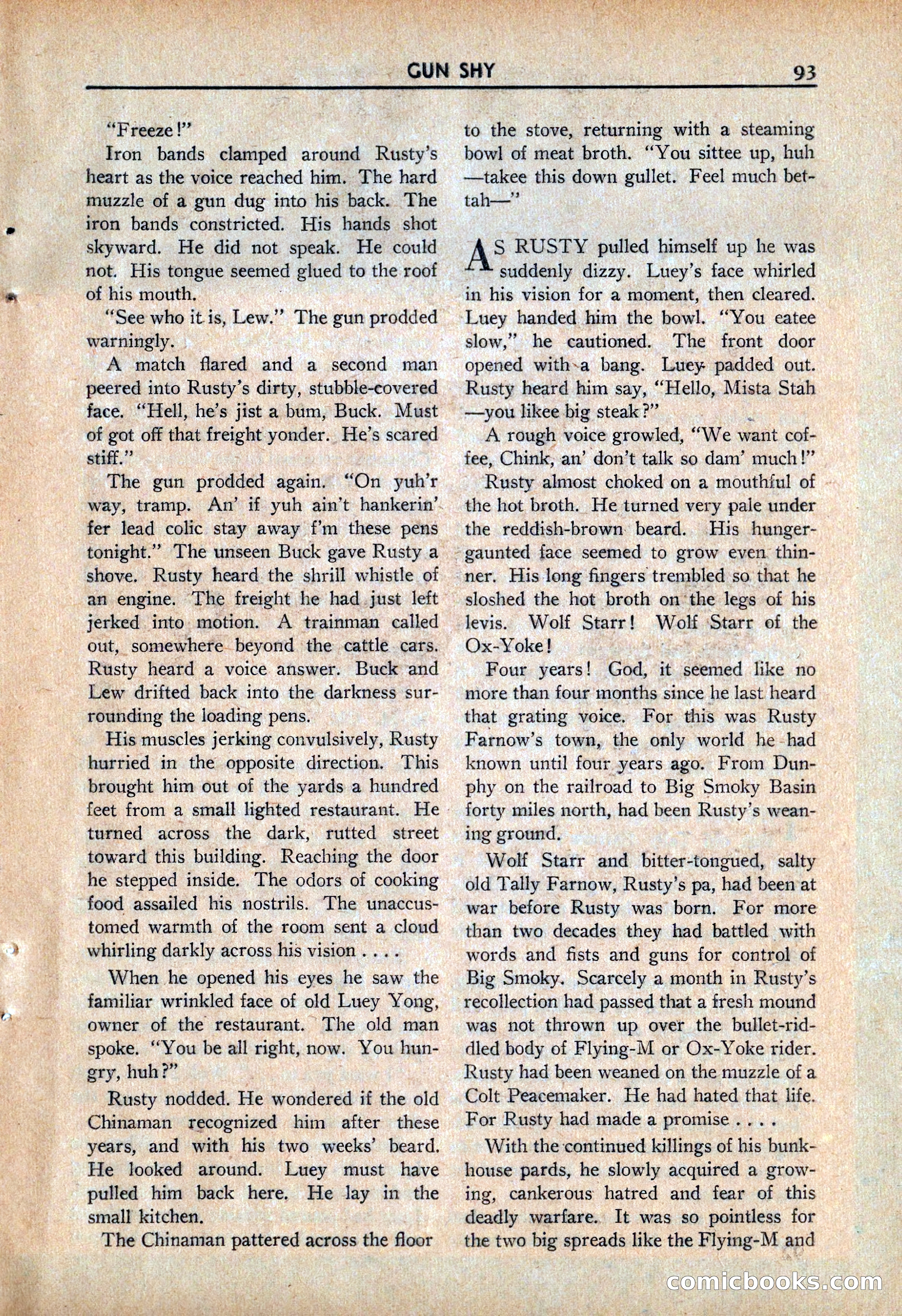 Ace High Western Magazine, March 1941 — page 95 of 116