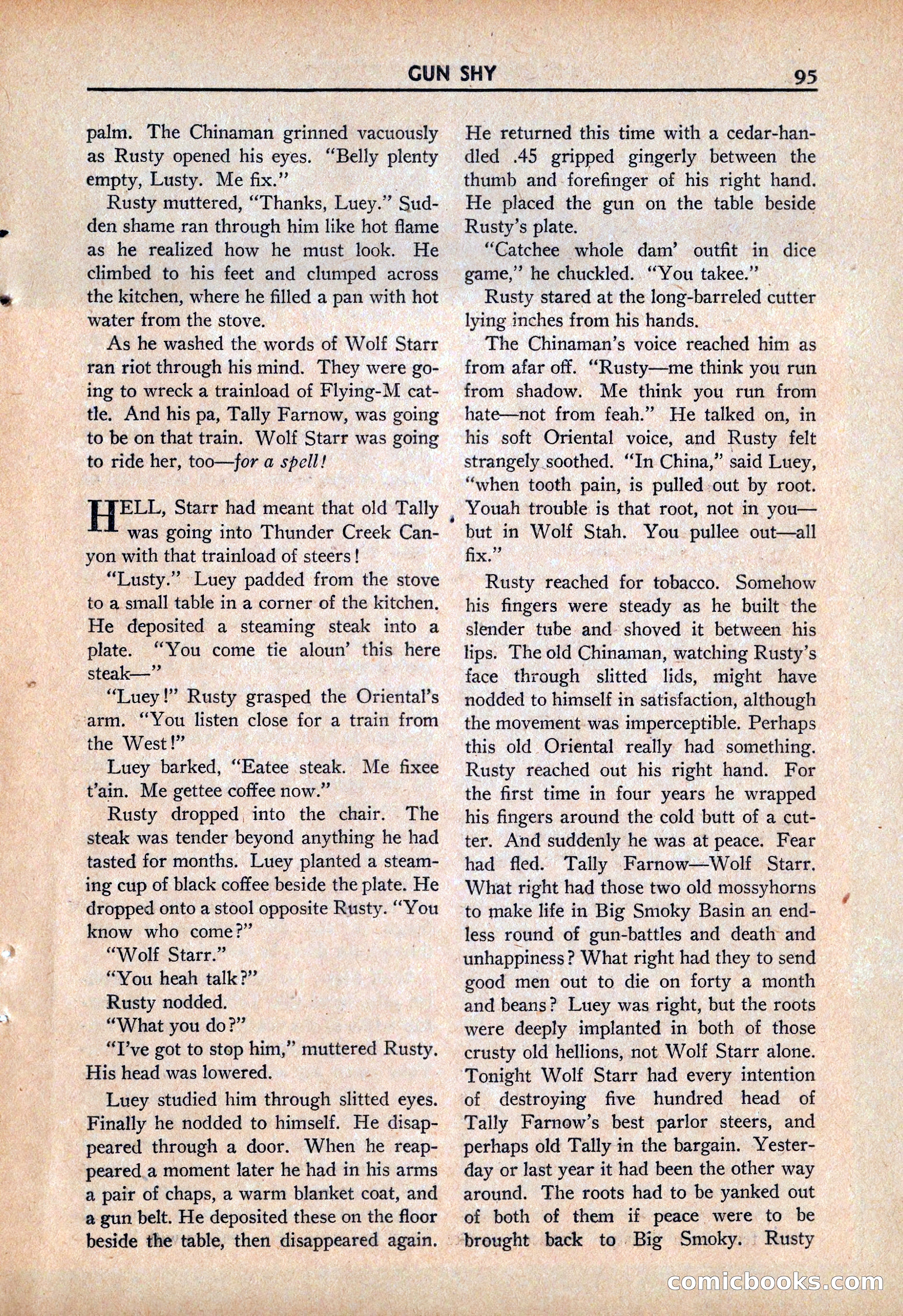 Ace High Western Magazine, March 1941 — page 97 of 116