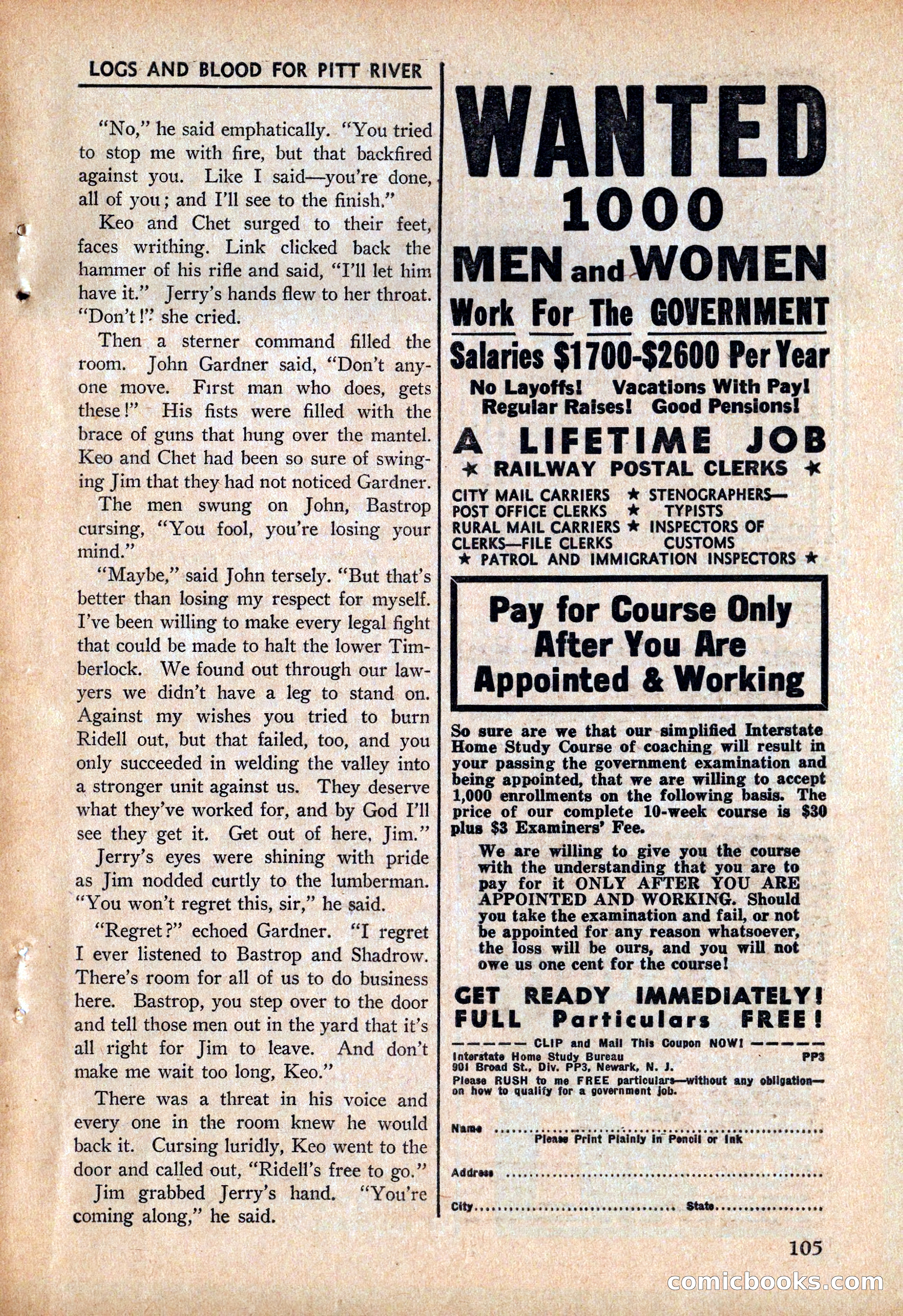 Ace High Western Magazine, March 1941 — page 107 of 116