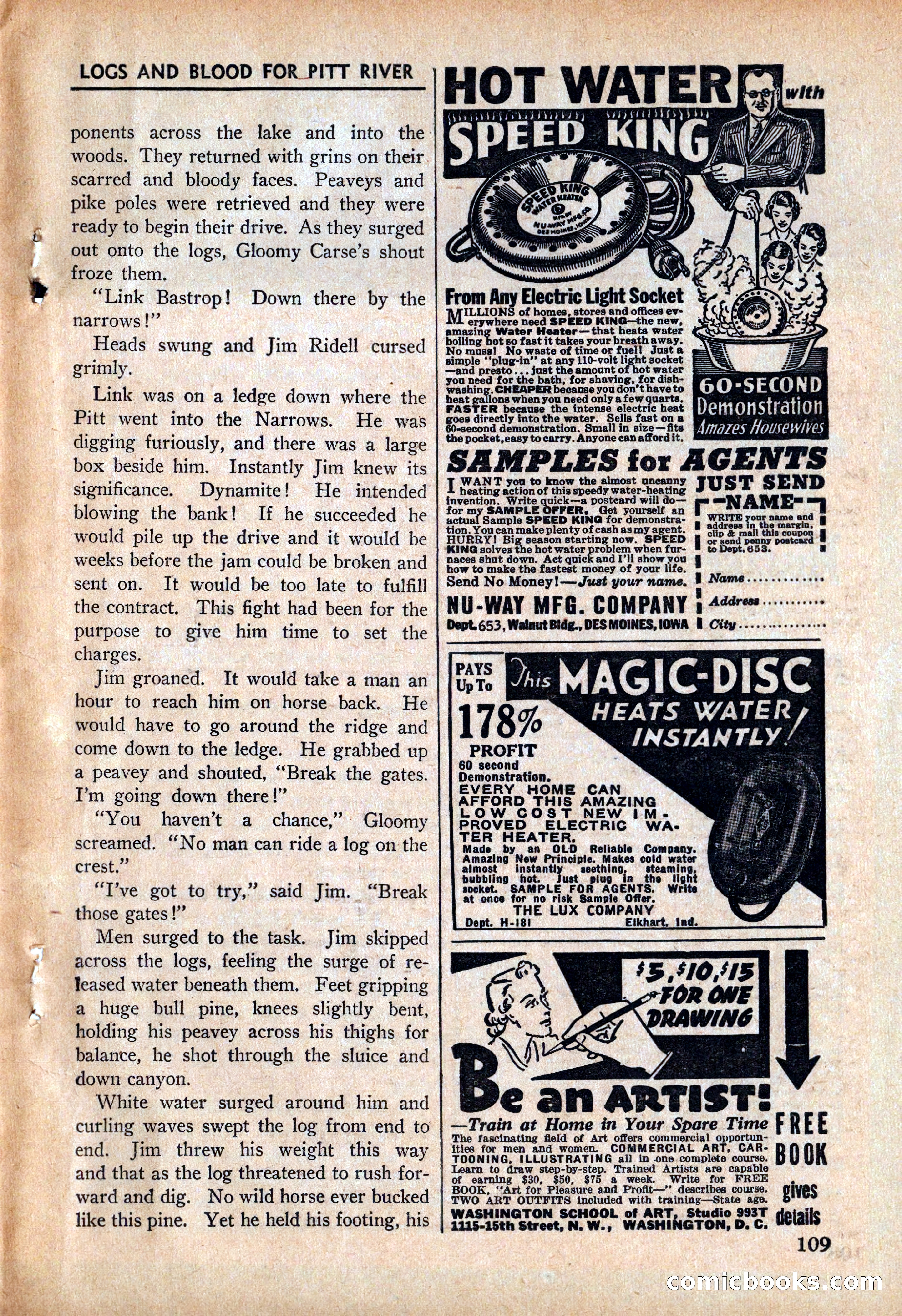 Ace High Western Magazine, March 1941 — page 111 of 116