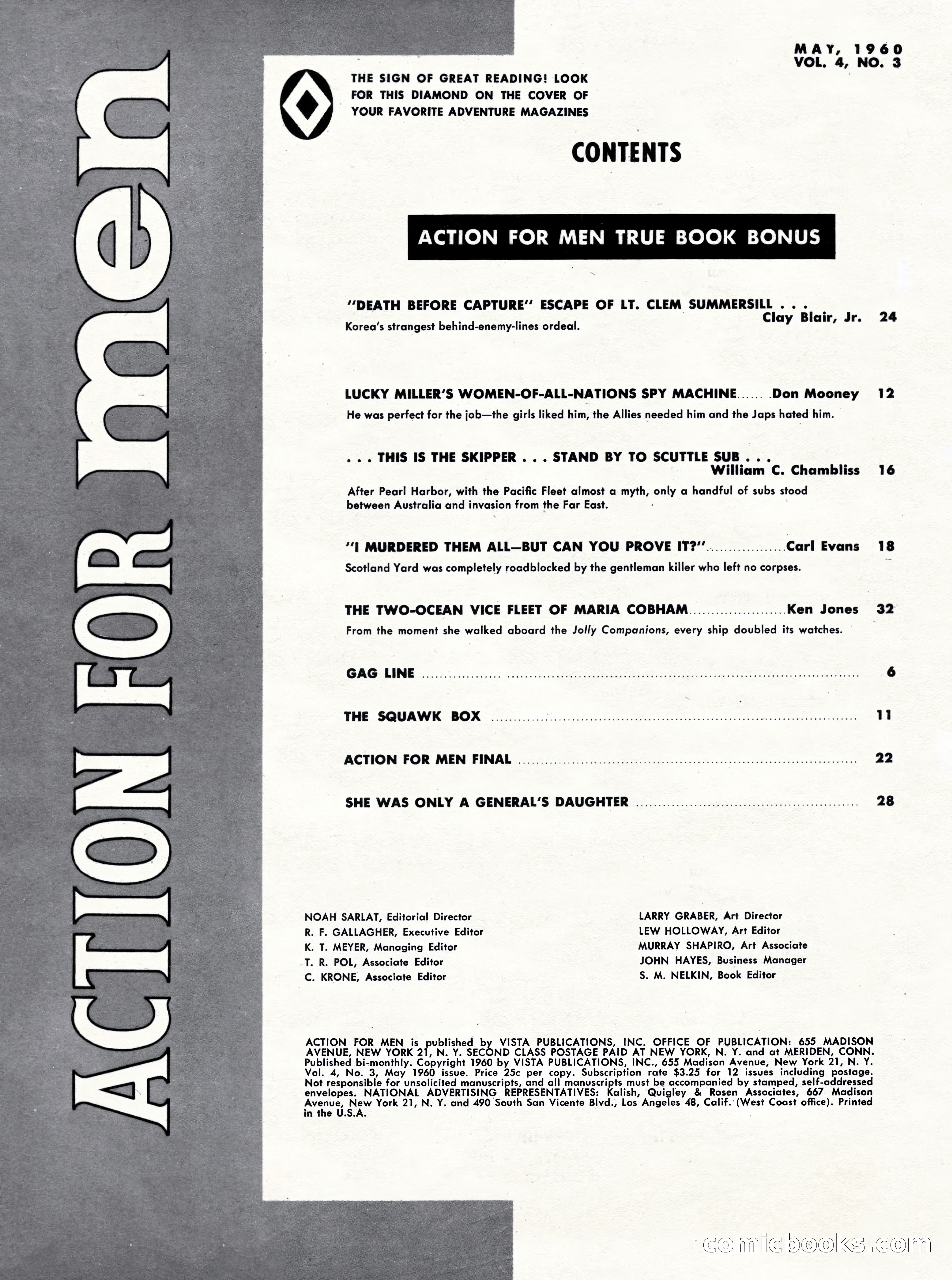 Action for Men, May 1960 — page 4 of 68