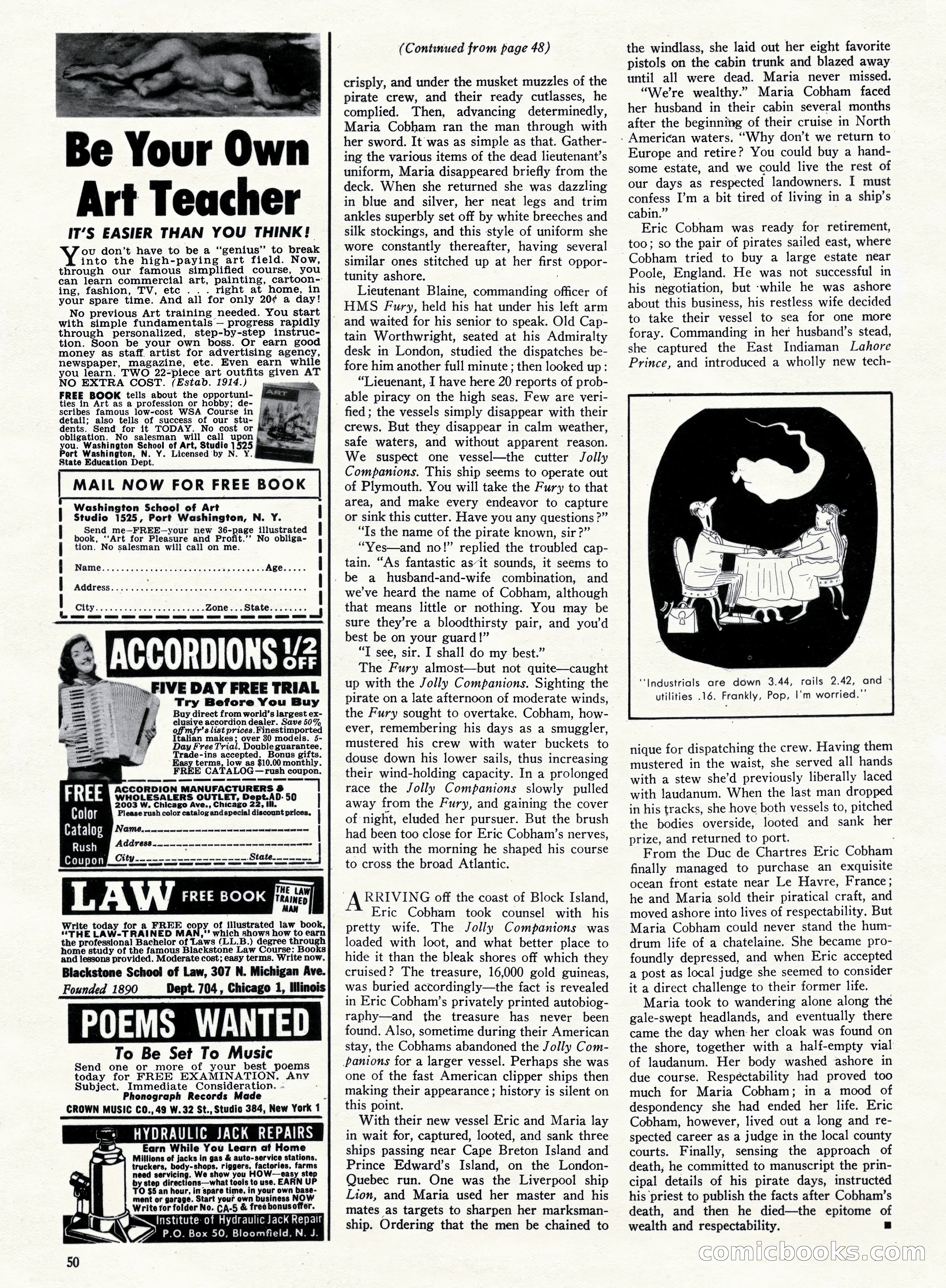 Action for Men, May 1960 — page 50 of 68
