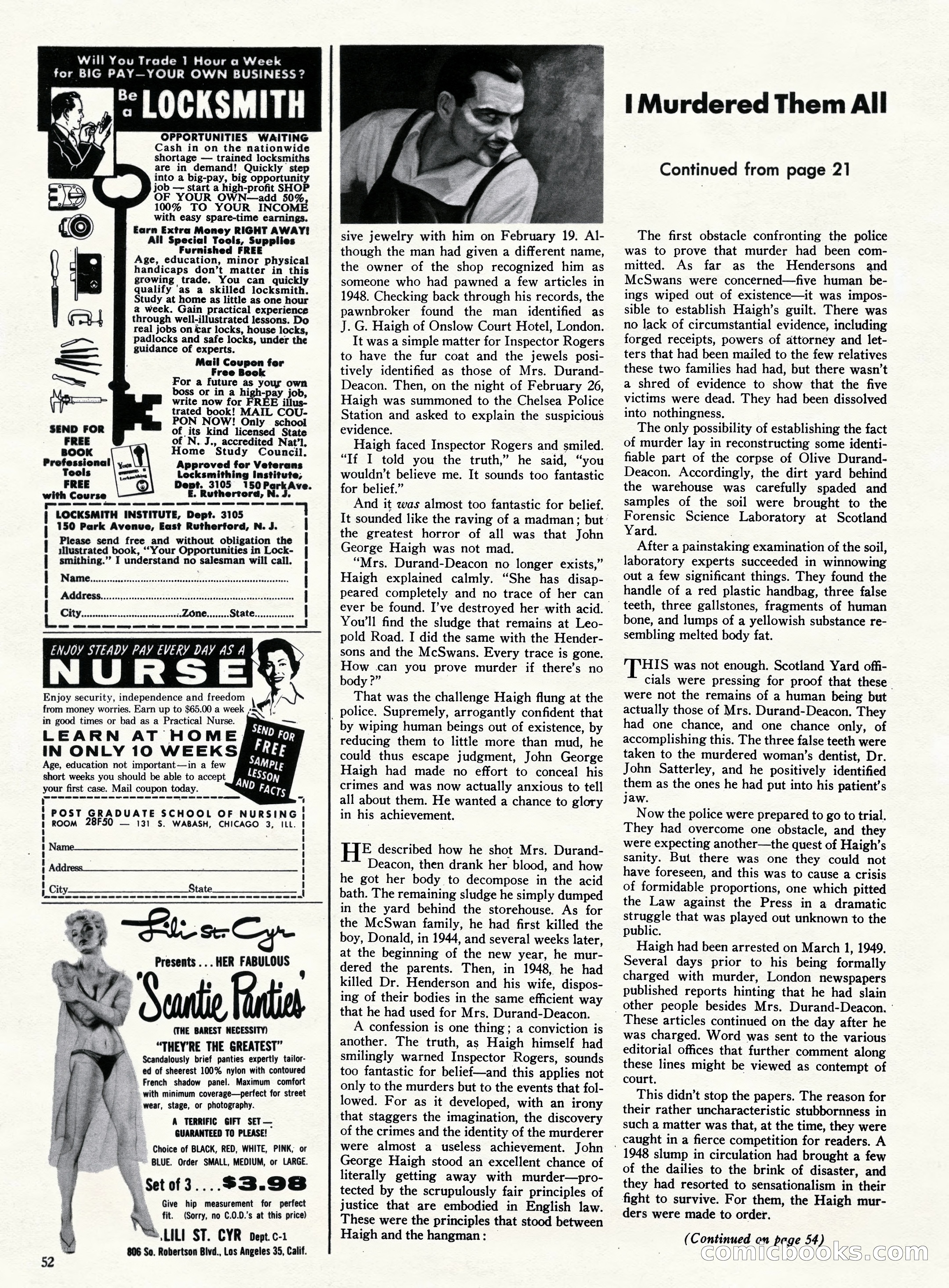 Action for Men, May 1960 — page 52 of 68