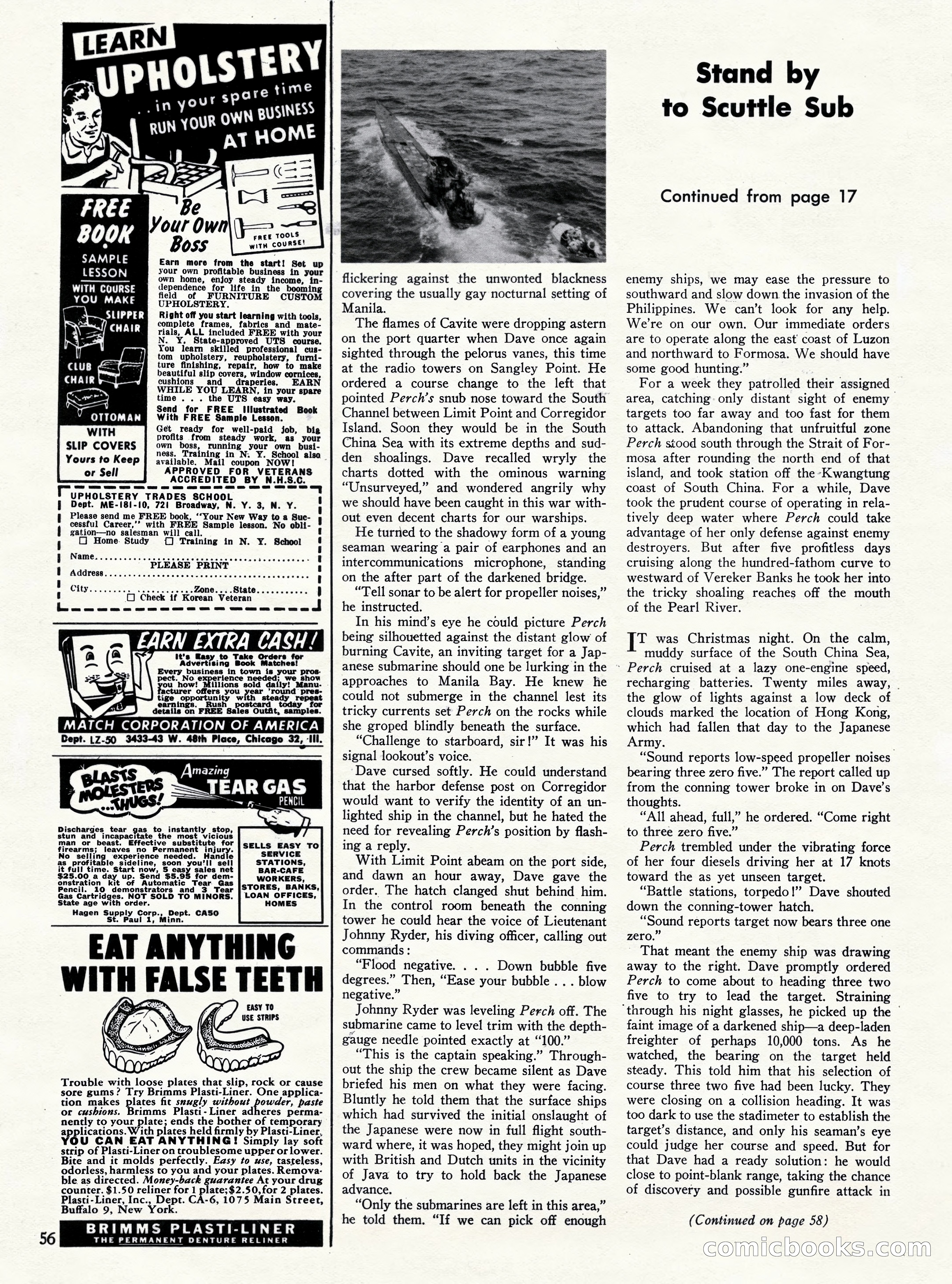 Action for Men, May 1960 — page 56 of 68