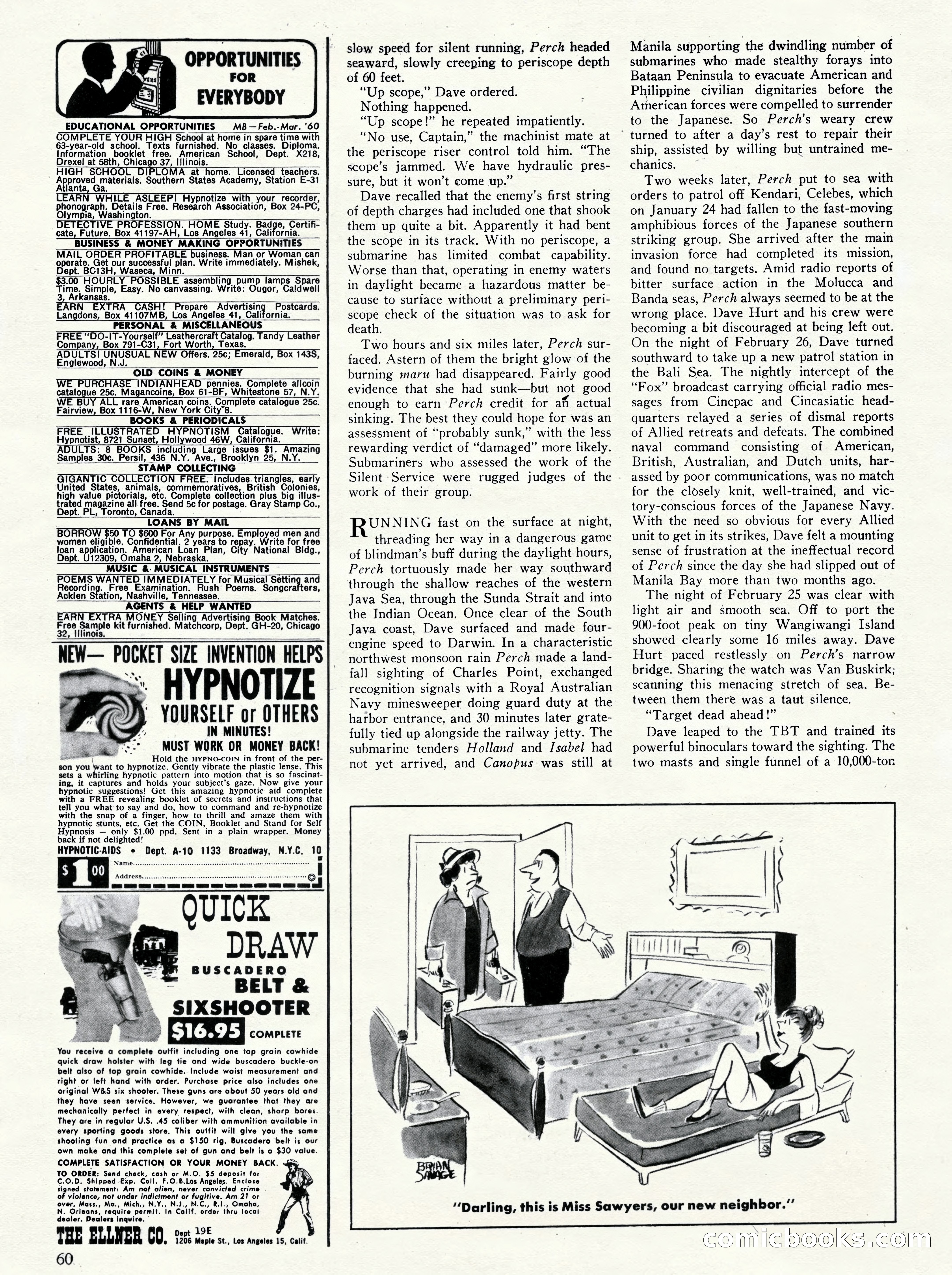 Action for Men, May 1960 — page 60 of 68