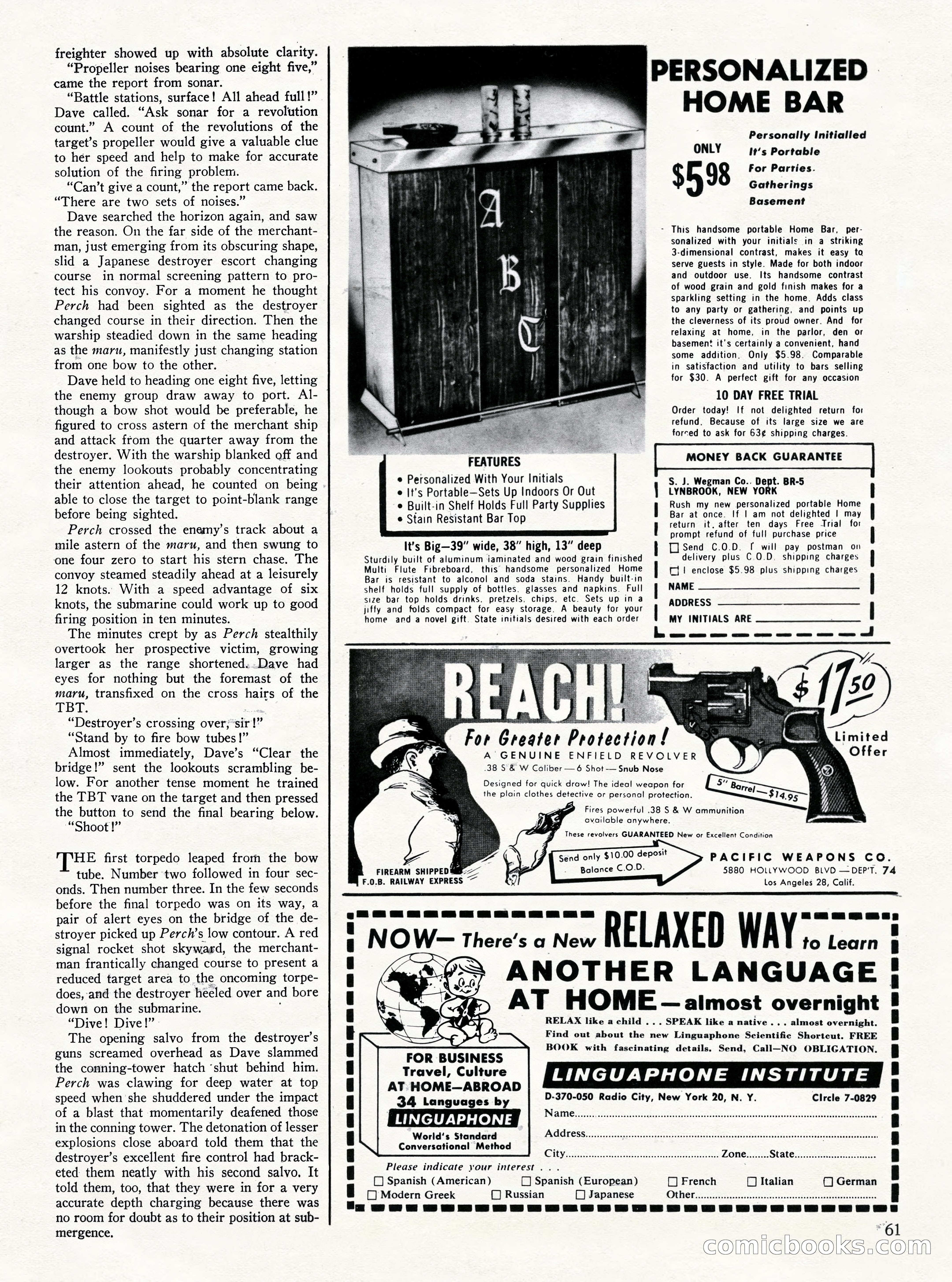Action for Men, May 1960 — page 61 of 68