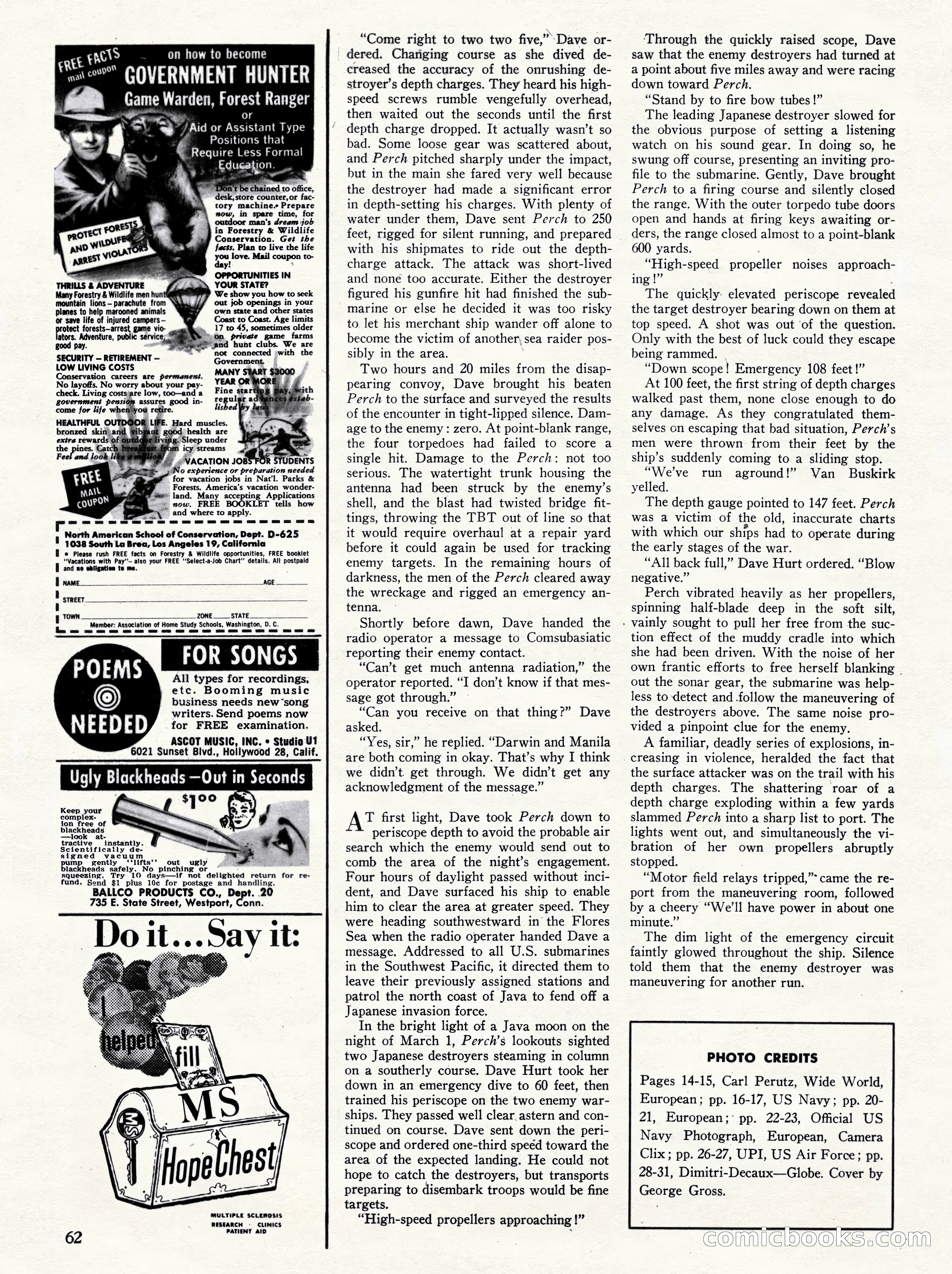 Action for Men, May 1960 — page 62 of 68