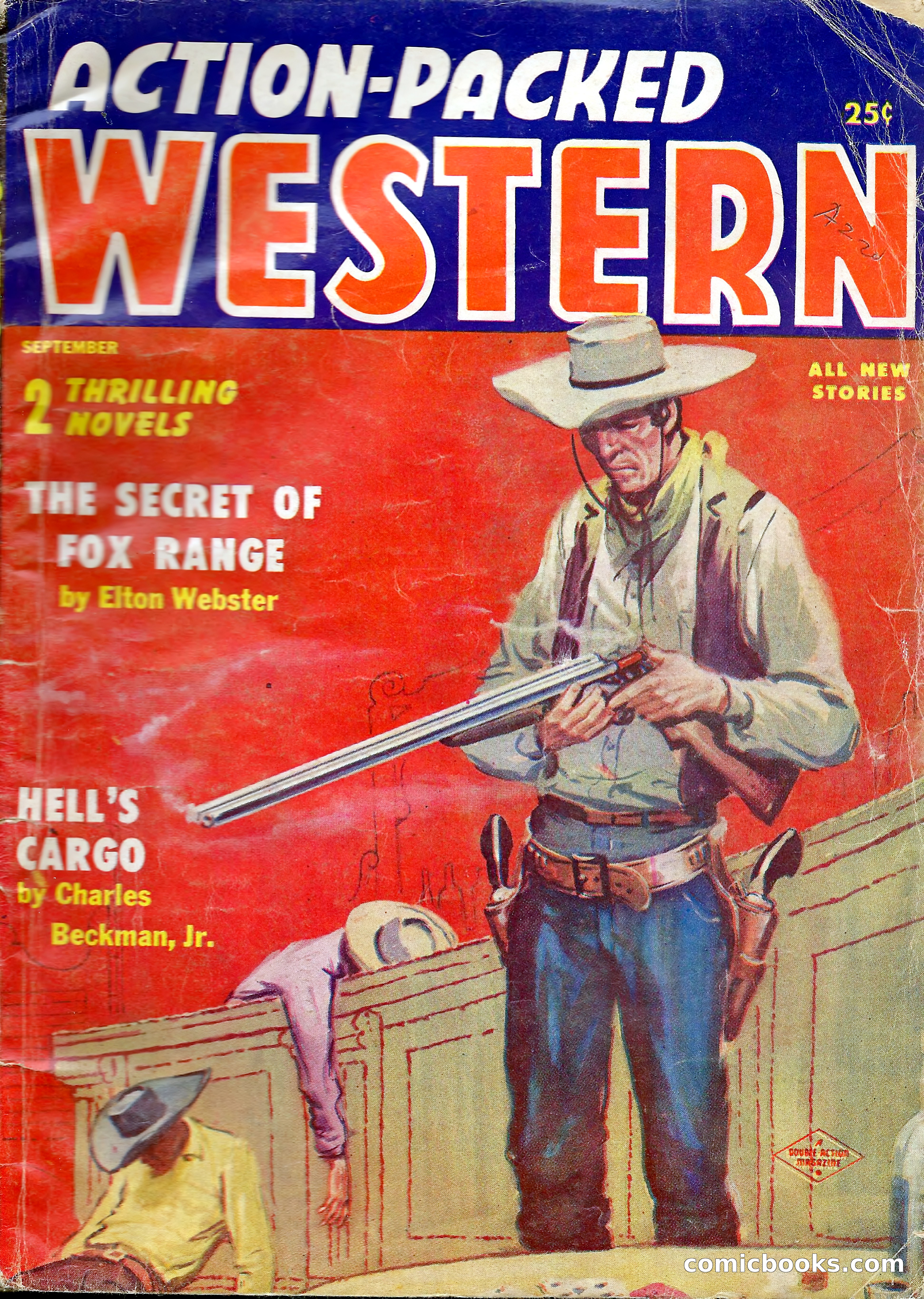 Action-Packed Western Magazine, Vol. 3, No. 2 — page 1 of 100