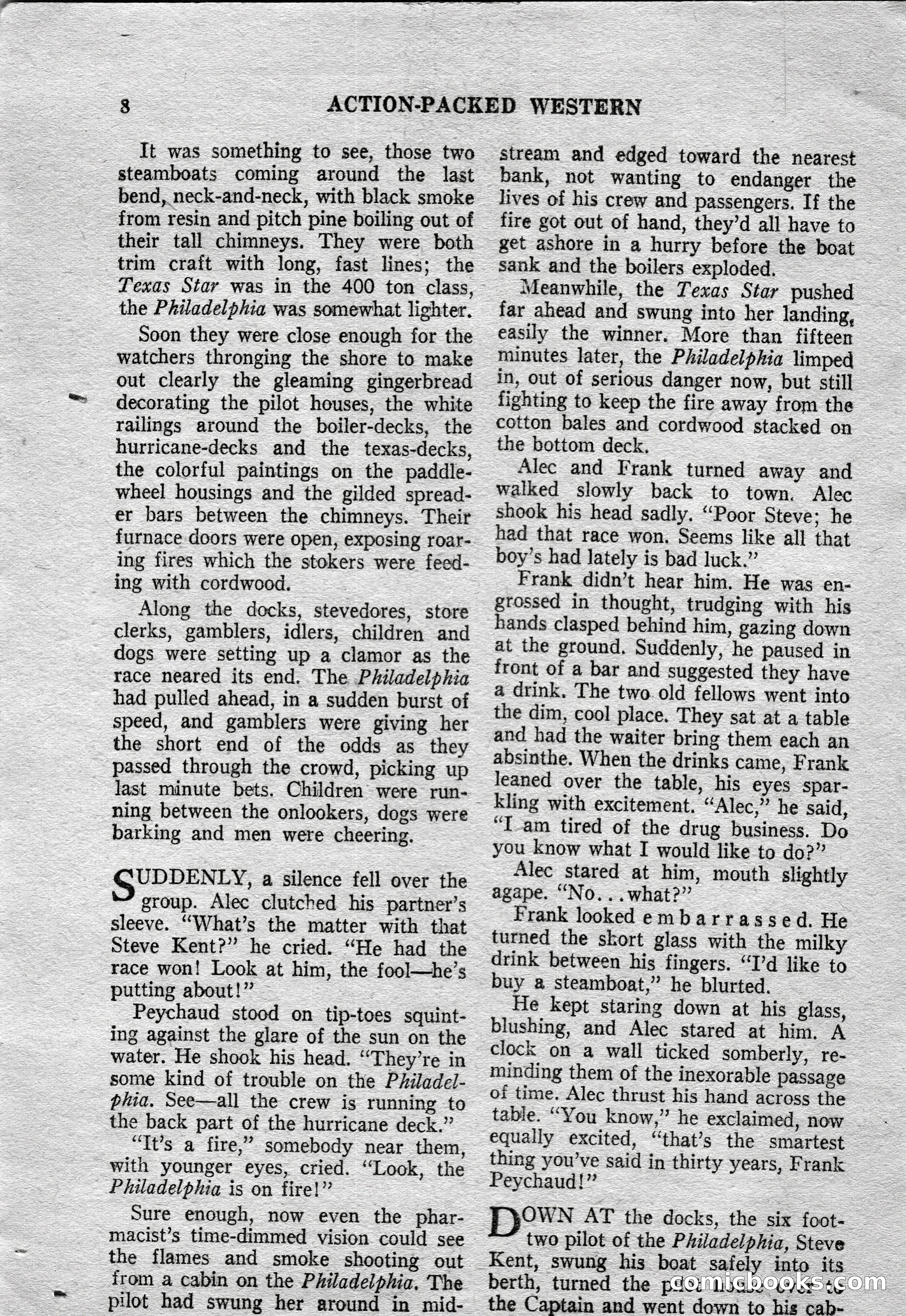 Action-Packed Western Magazine, Vol. 3, No. 2 — page 8 of 100