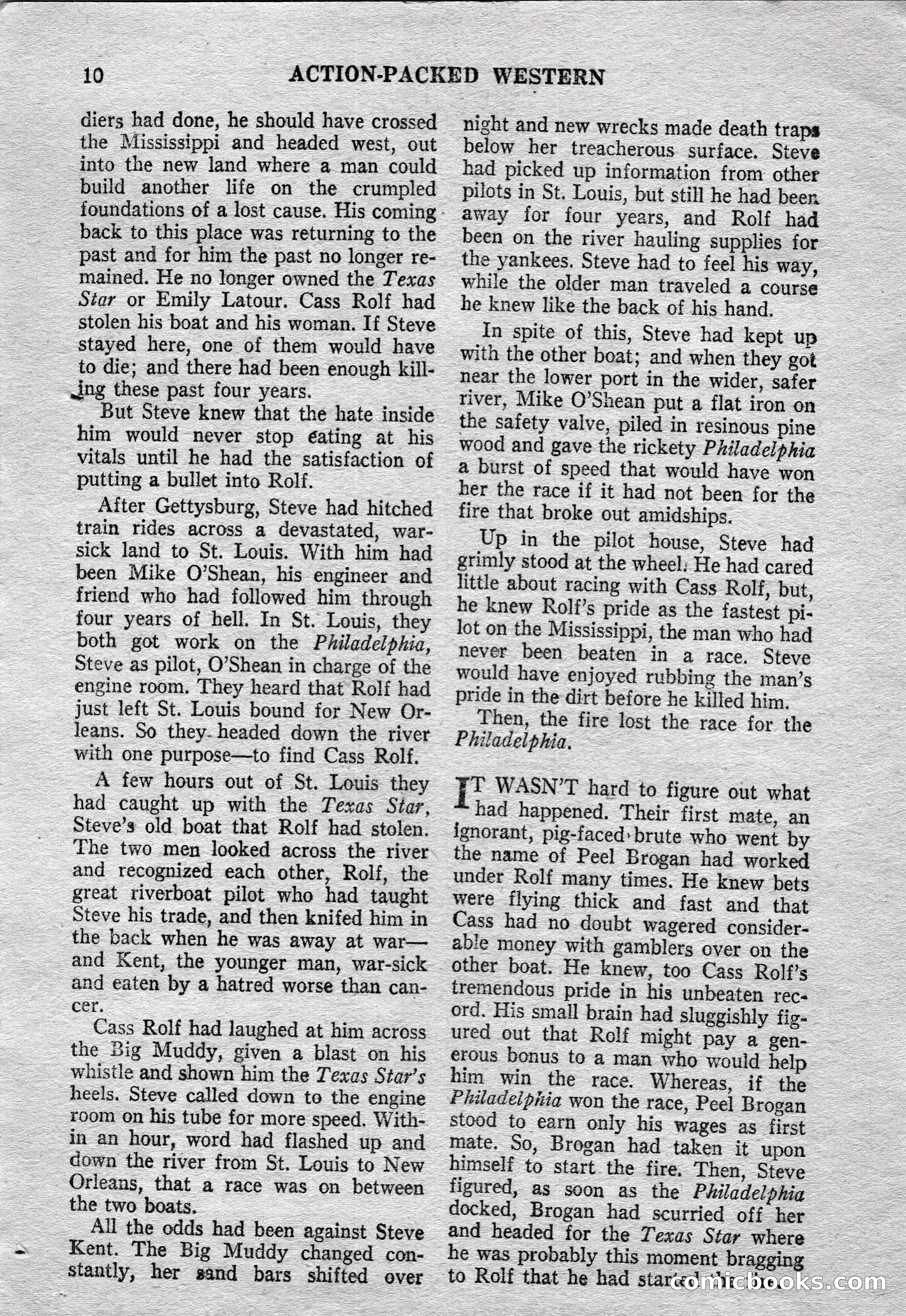 Action-Packed Western Magazine, Vol. 3, No. 2 — page 10 of 100