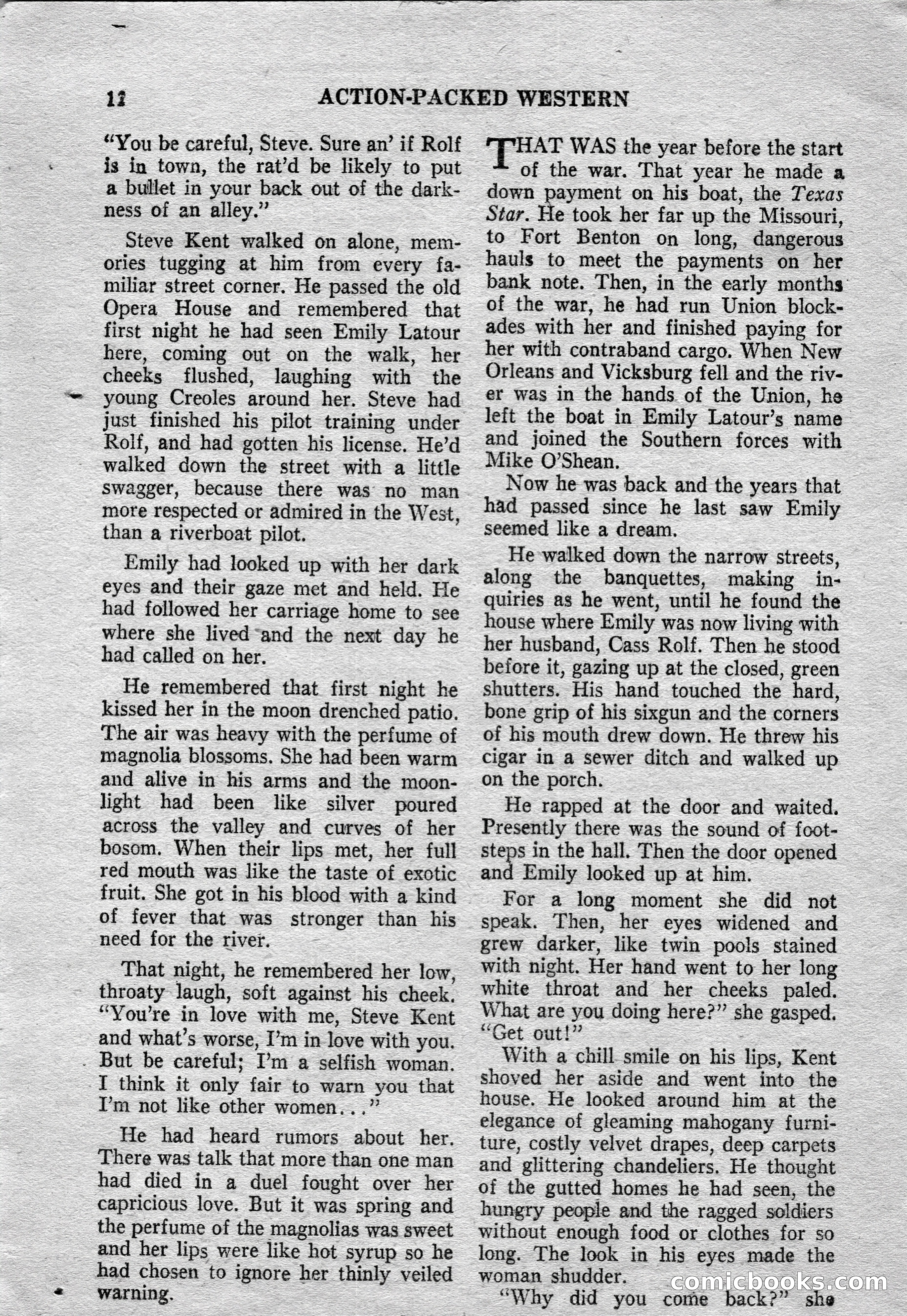 Action-Packed Western Magazine, Vol. 3, No. 2 — page 12 of 100