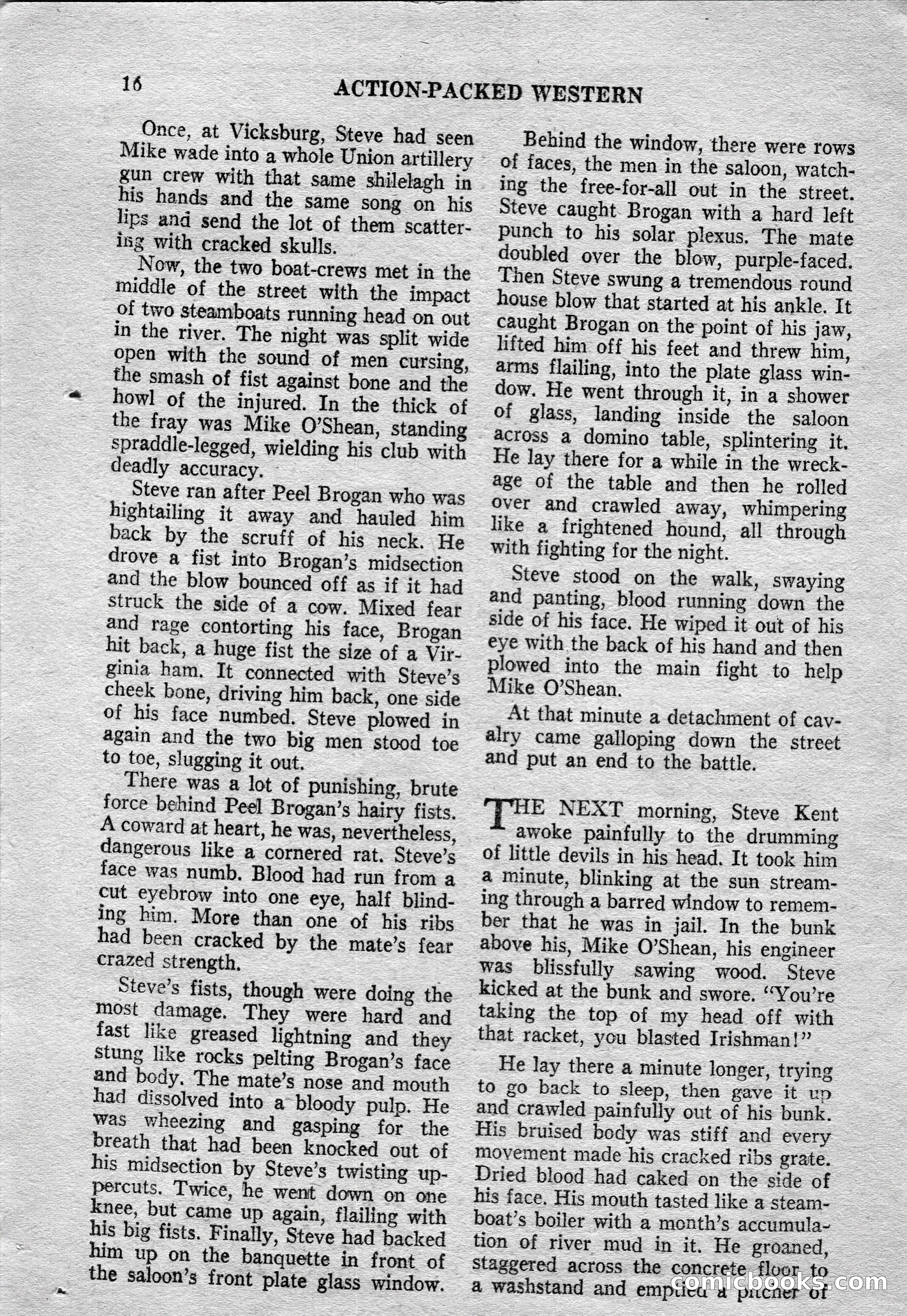 Action-Packed Western Magazine, Vol. 3, No. 2 — page 16 of 100