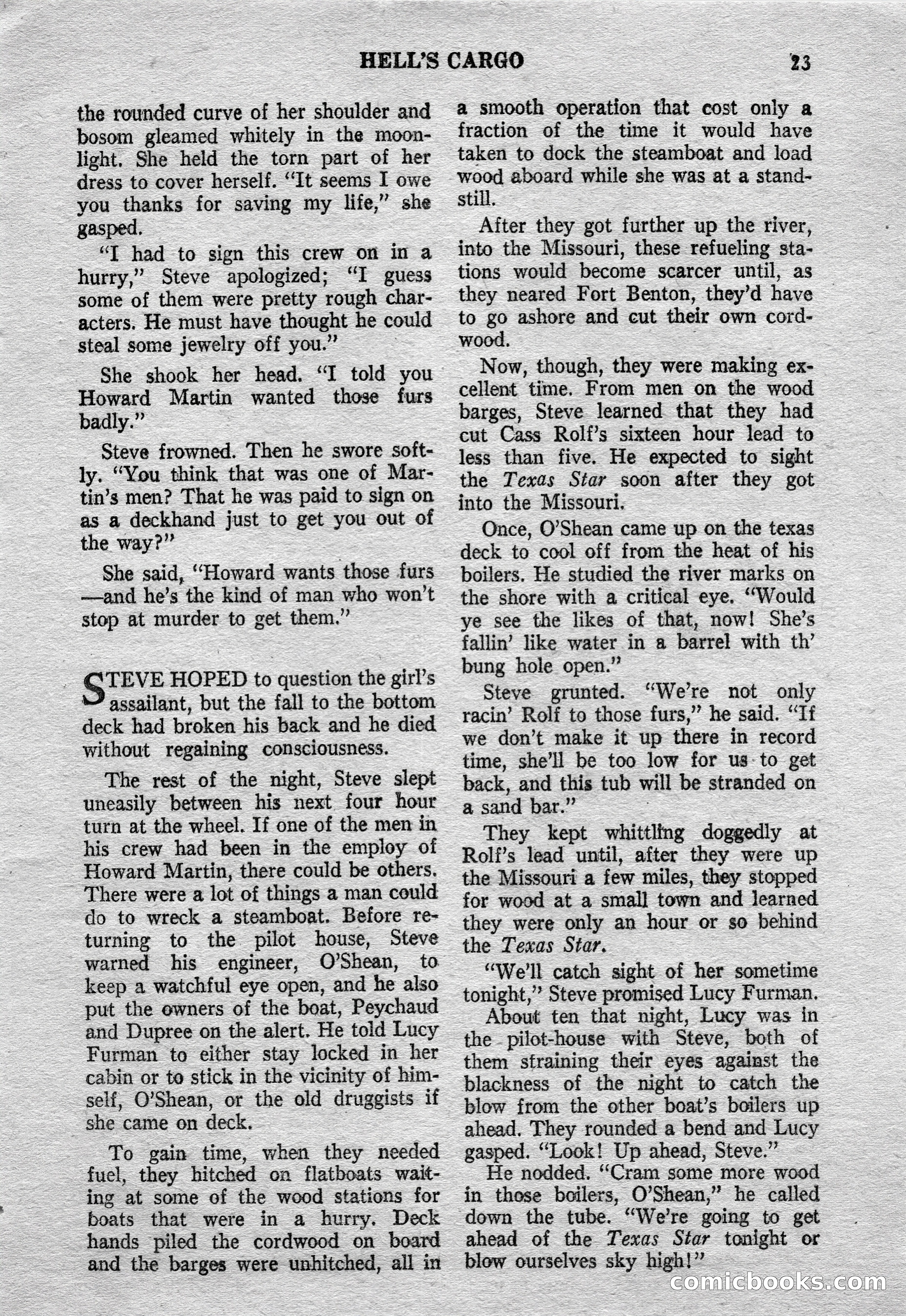 Action-Packed Western Magazine, Vol. 3, No. 2 — page 23 of 100
