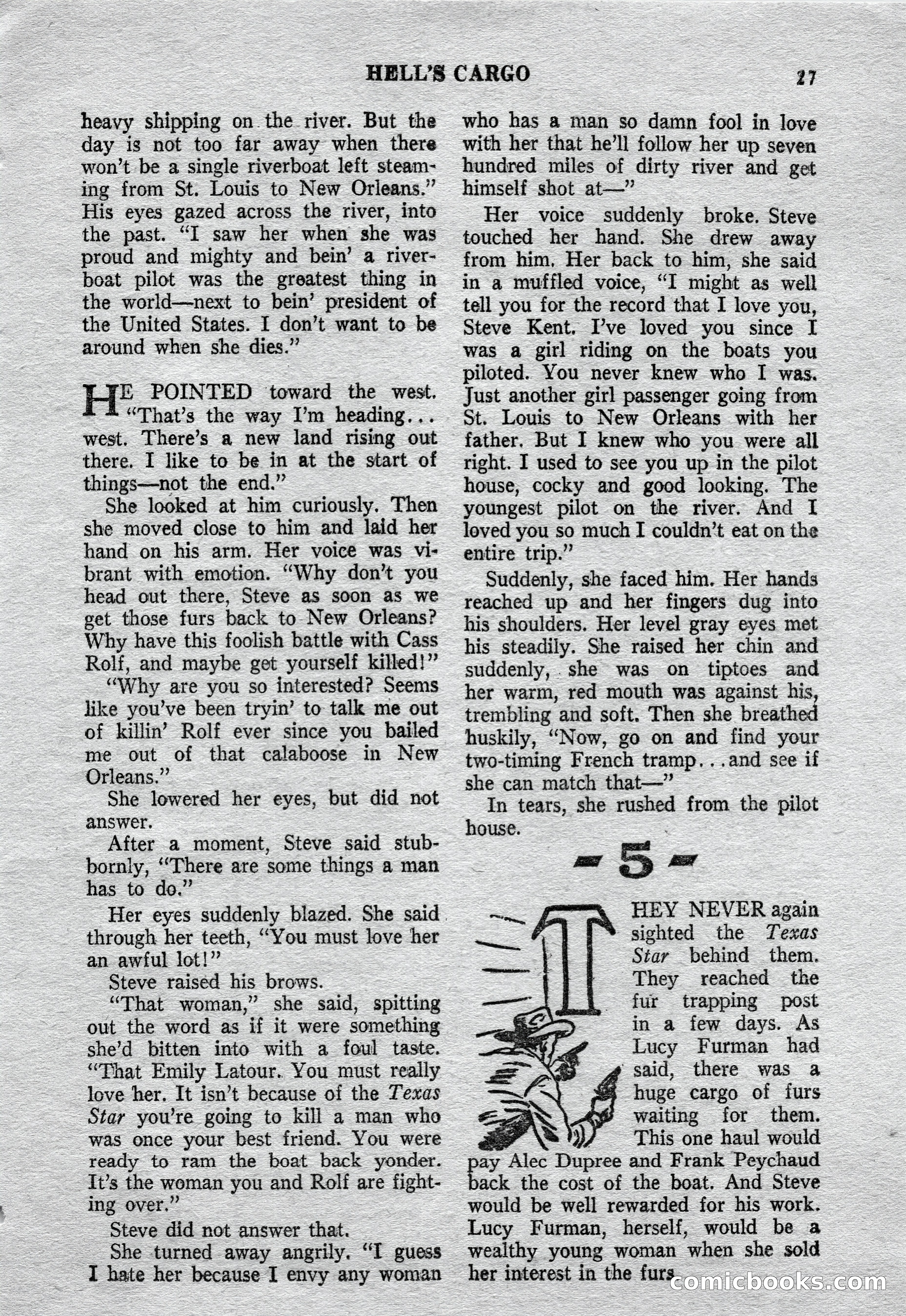 Action-Packed Western Magazine, Vol. 3, No. 2 — page 27 of 100