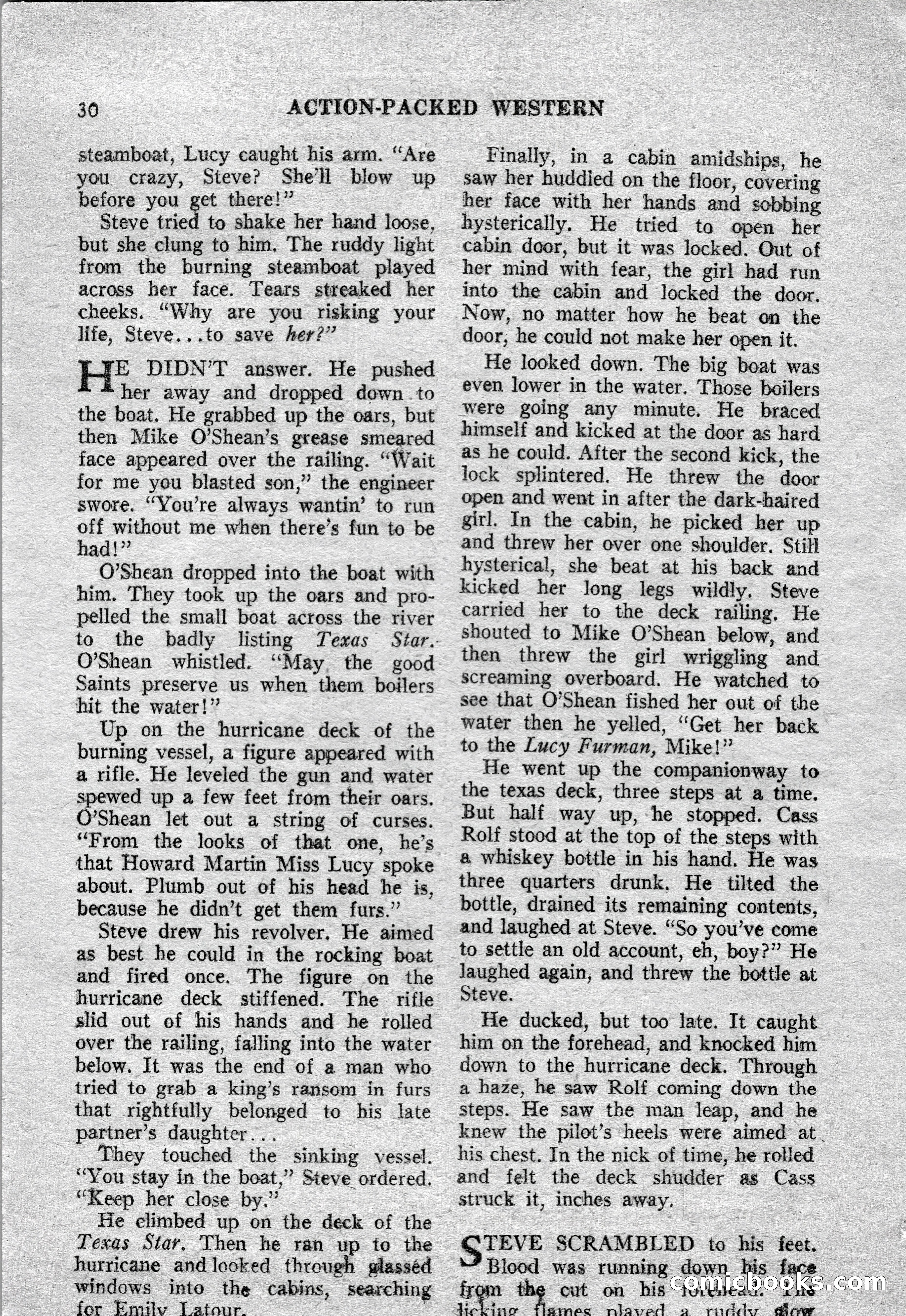 Action-Packed Western Magazine, Vol. 3, No. 2 — page 30 of 100