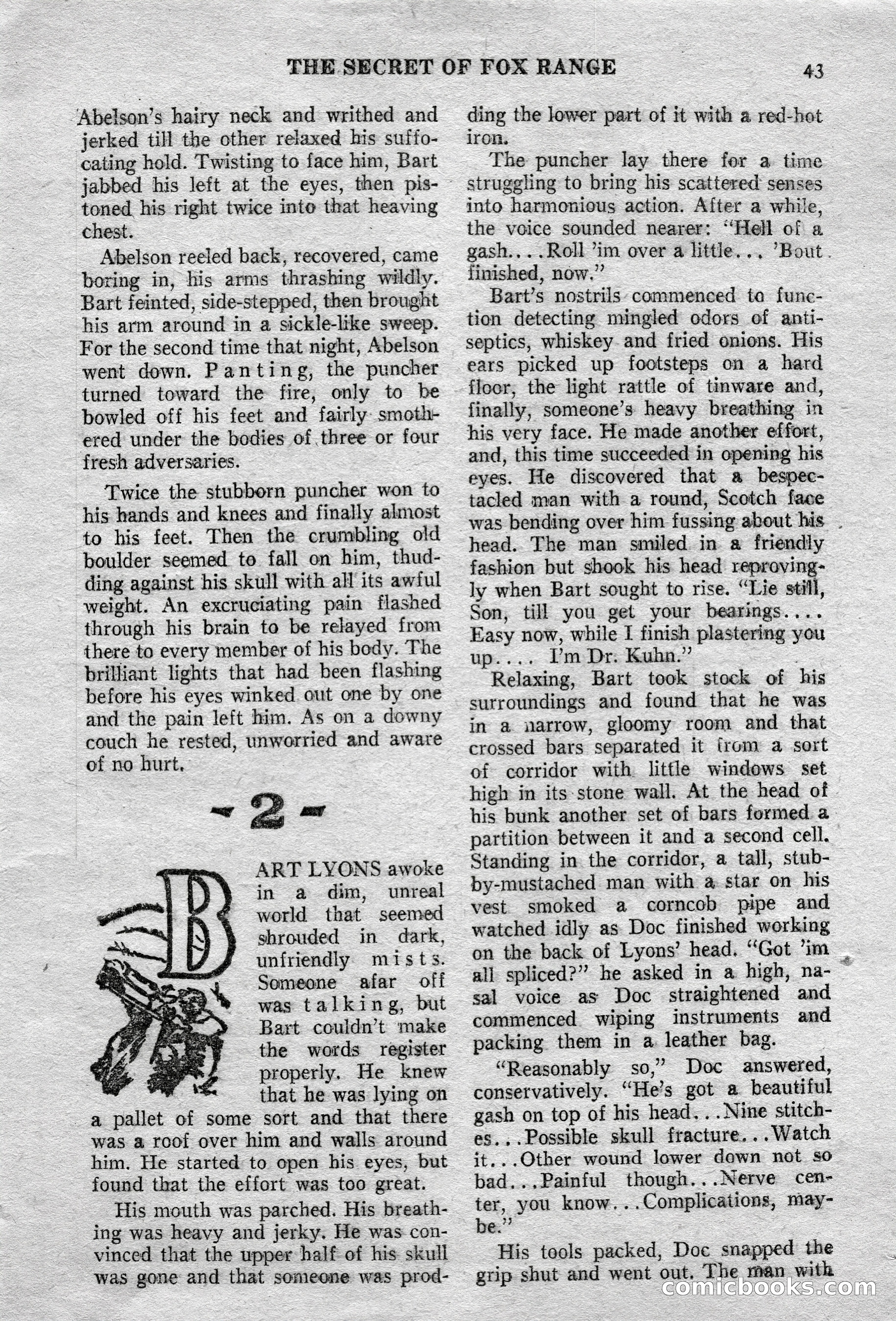 Action-Packed Western Magazine, Vol. 3, No. 2 — page 43 of 100