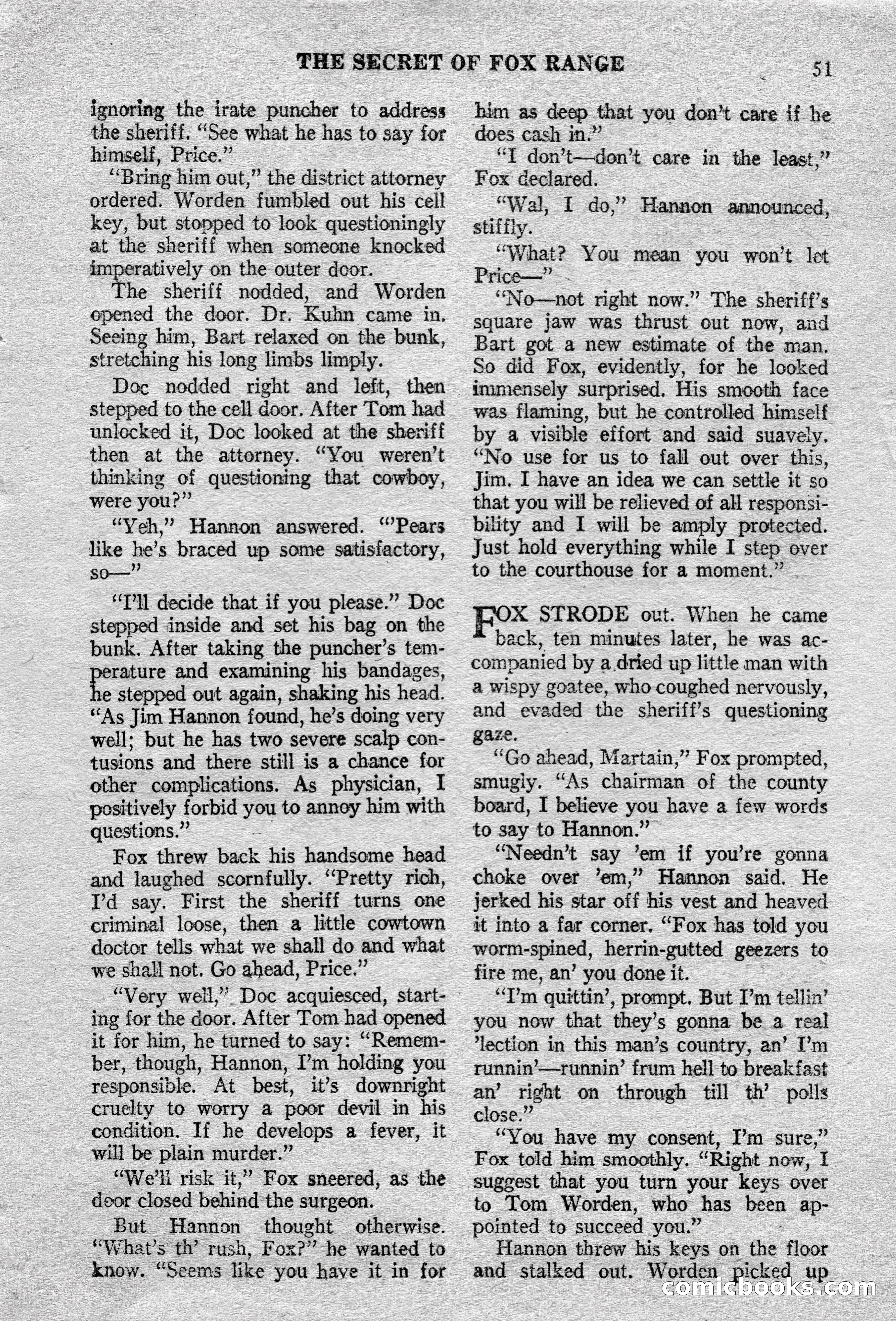 Action-Packed Western Magazine, Vol. 3, No. 2 — page 51 of 100