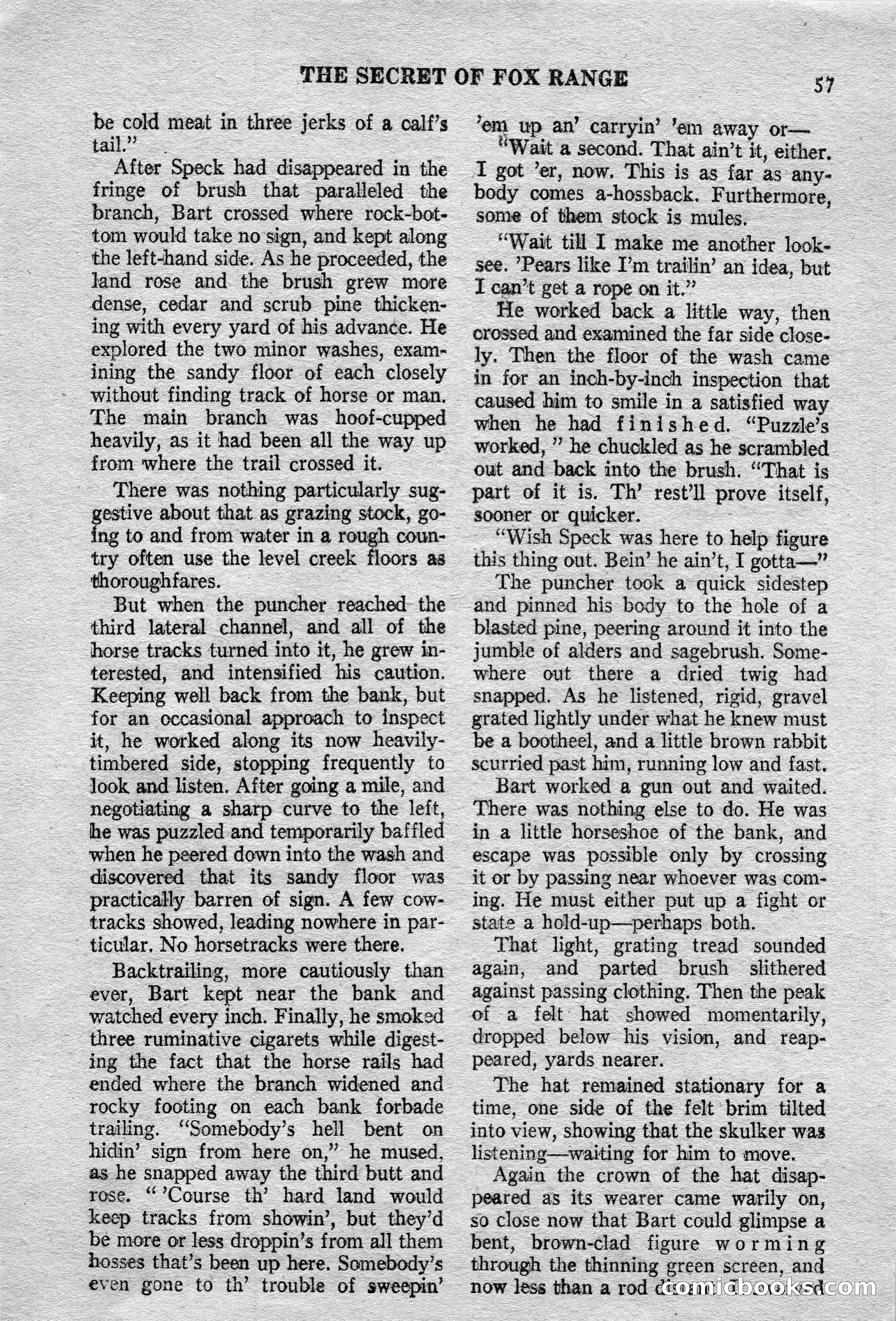 Action-Packed Western Magazine, Vol. 3, No. 2 — page 57 of 100