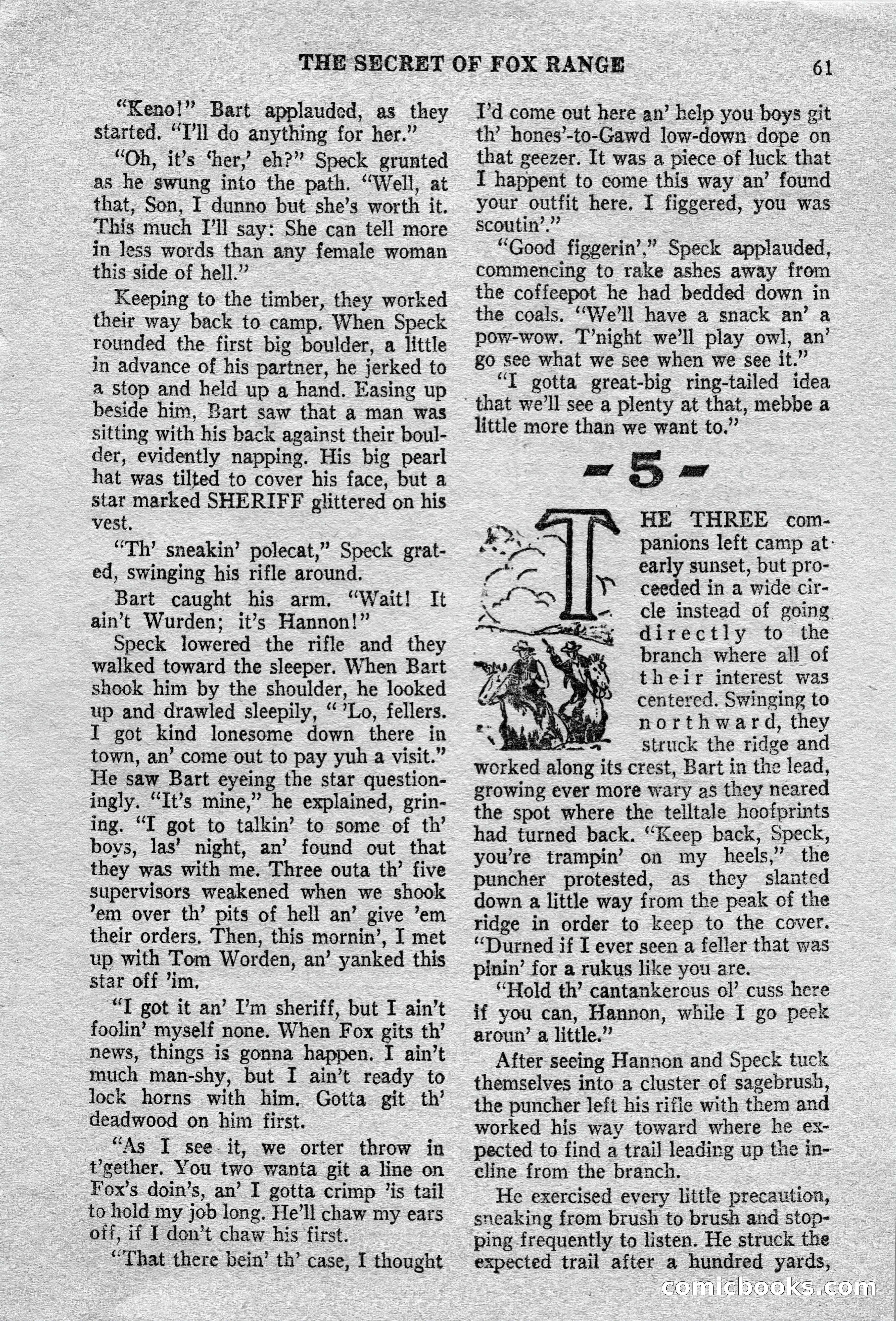 Action-Packed Western Magazine, Vol. 3, No. 2 — page 61 of 100