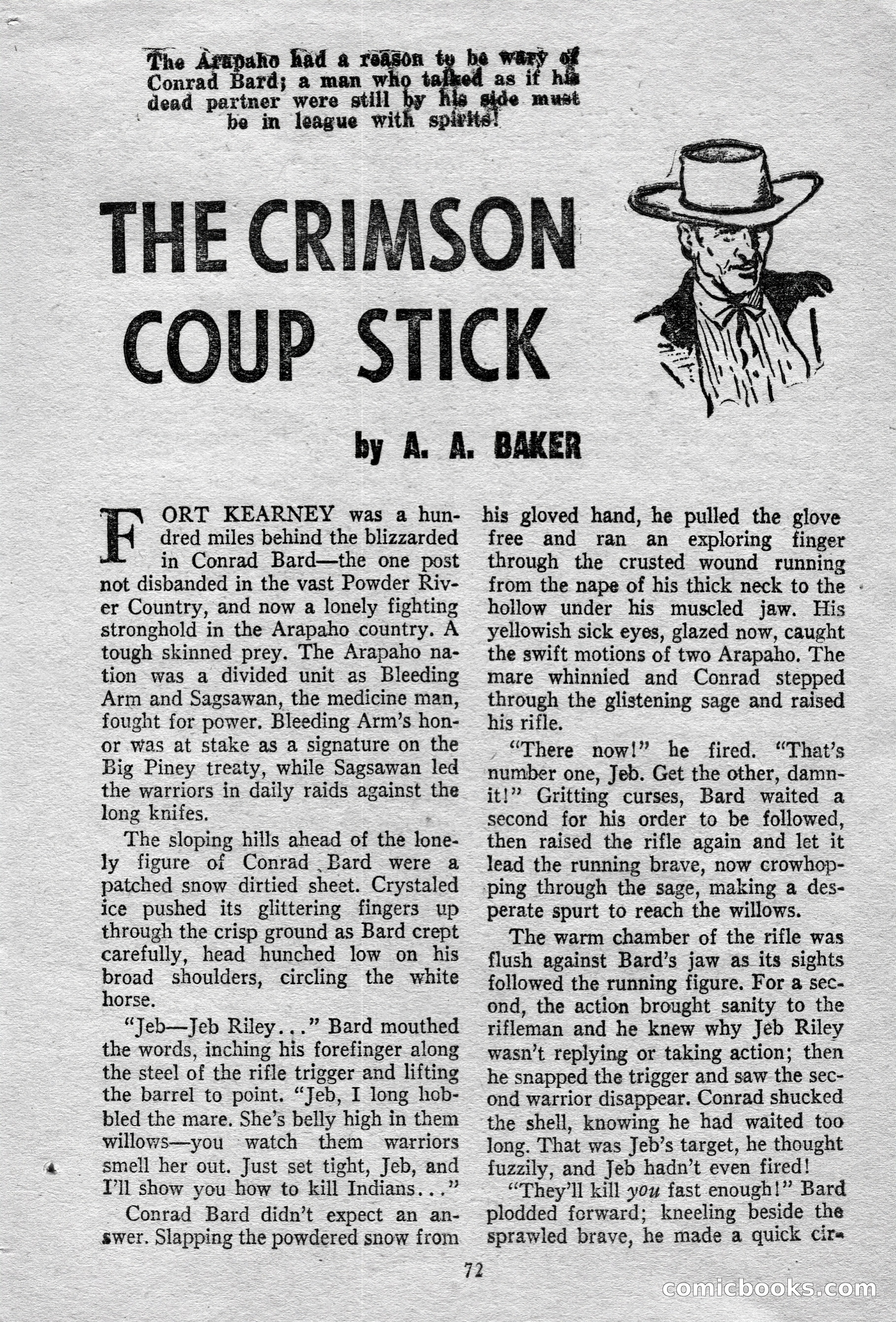 Action-Packed Western Magazine, Vol. 3, No. 2 — page 72 of 100